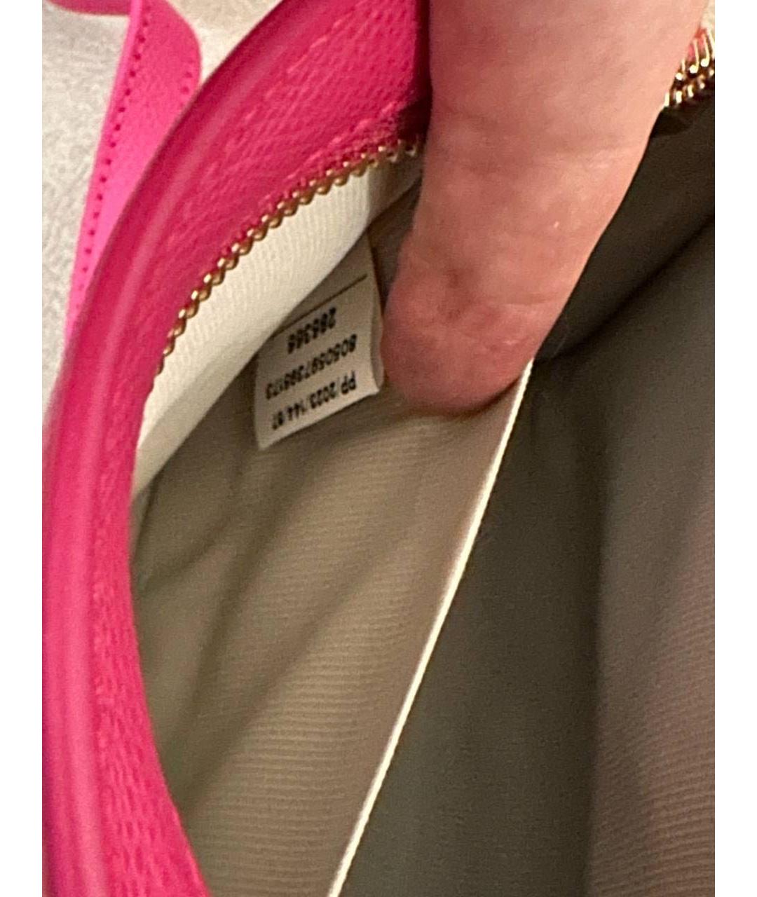 FURLA Фуксия кожаная сумка через плечо, фото 5