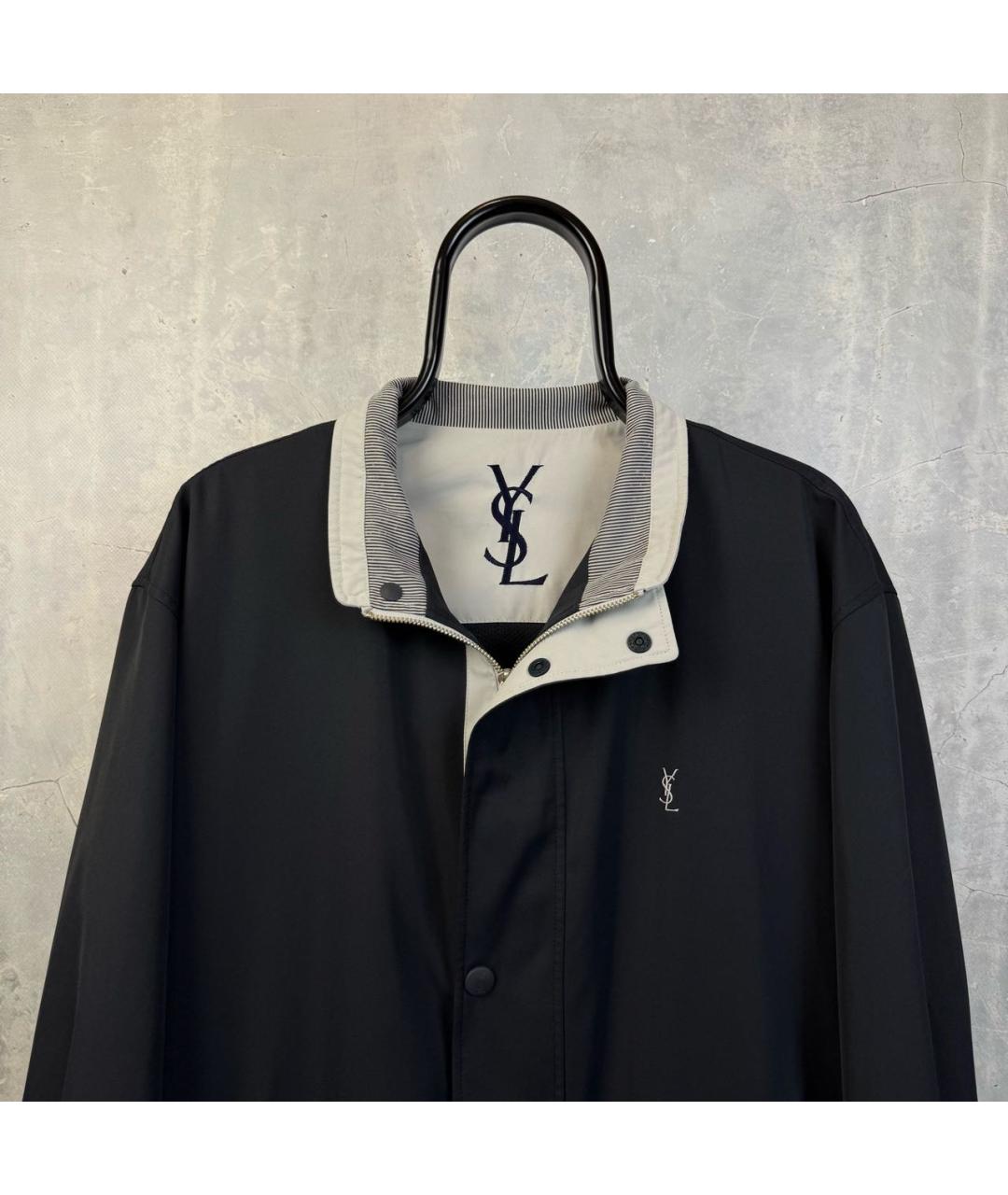 SAINT LAURENT Черная куртка, фото 2