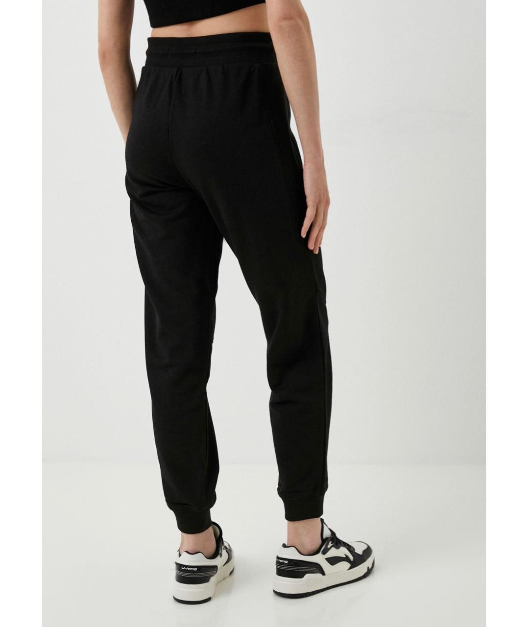 CALVIN KLEIN Черные хлопковые спортивные брюки и шорты, фото 3