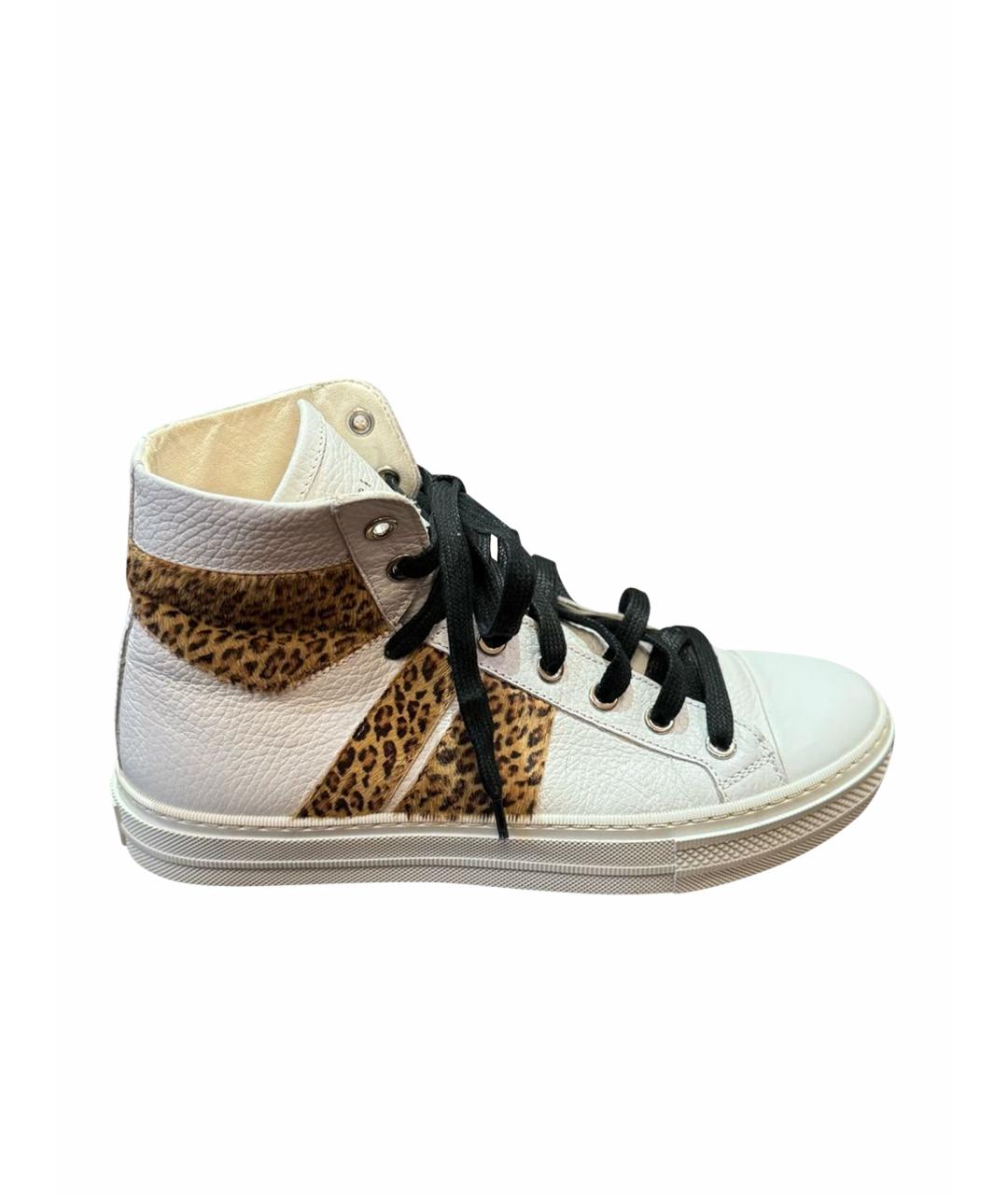 AMIRI Белые кожаные кеды, фото 7