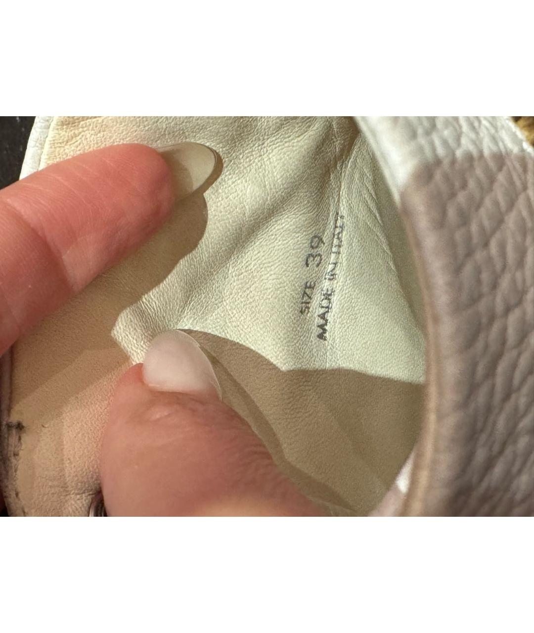 AMIRI Белые кожаные кеды, фото 5