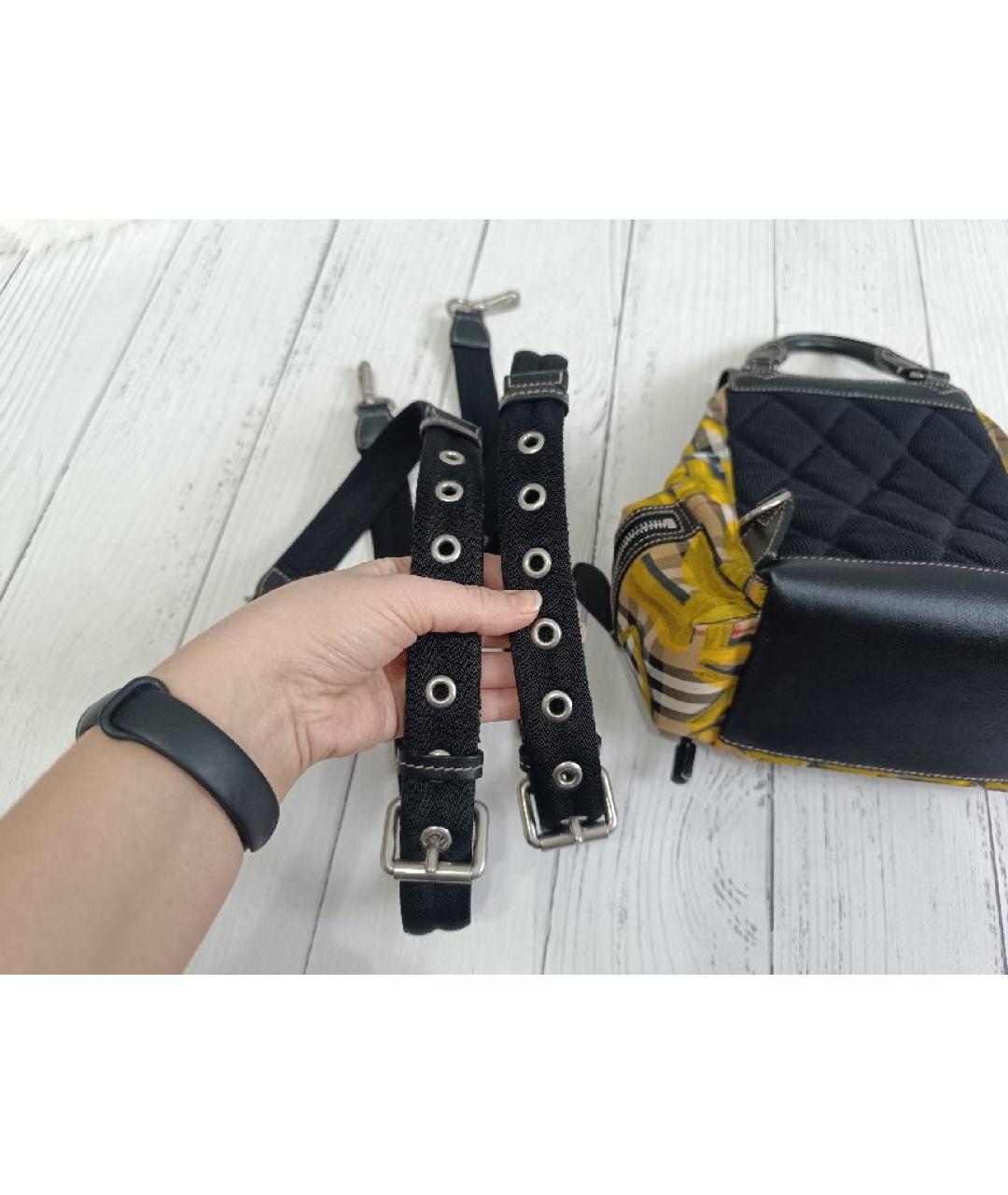BURBERRY Мульти тканевый рюкзак, фото 4