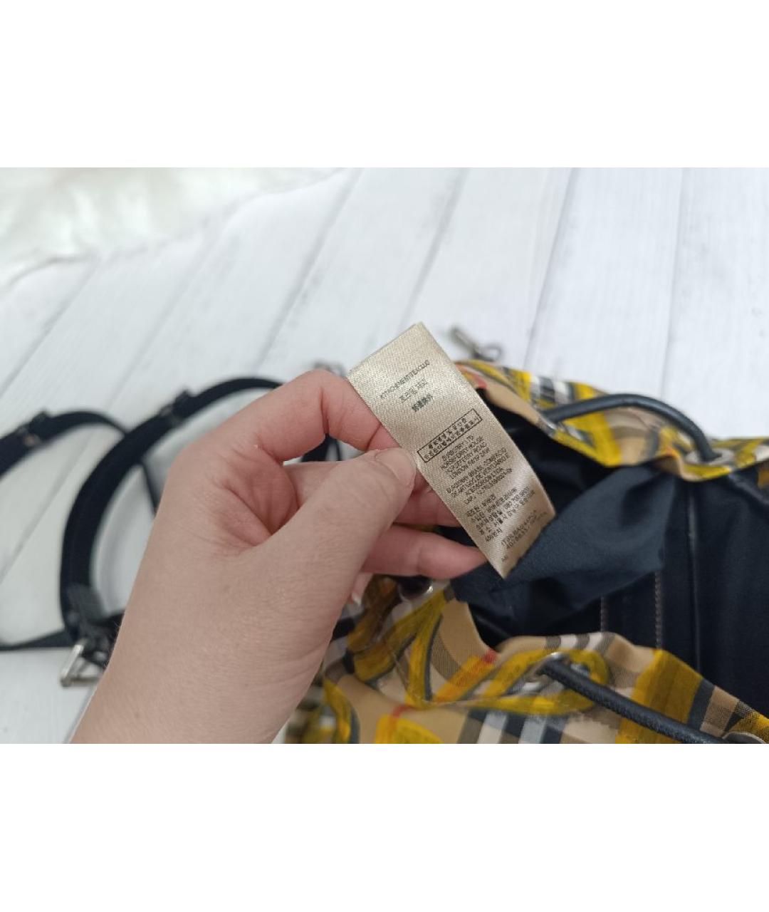 BURBERRY Мульти тканевый рюкзак, фото 7