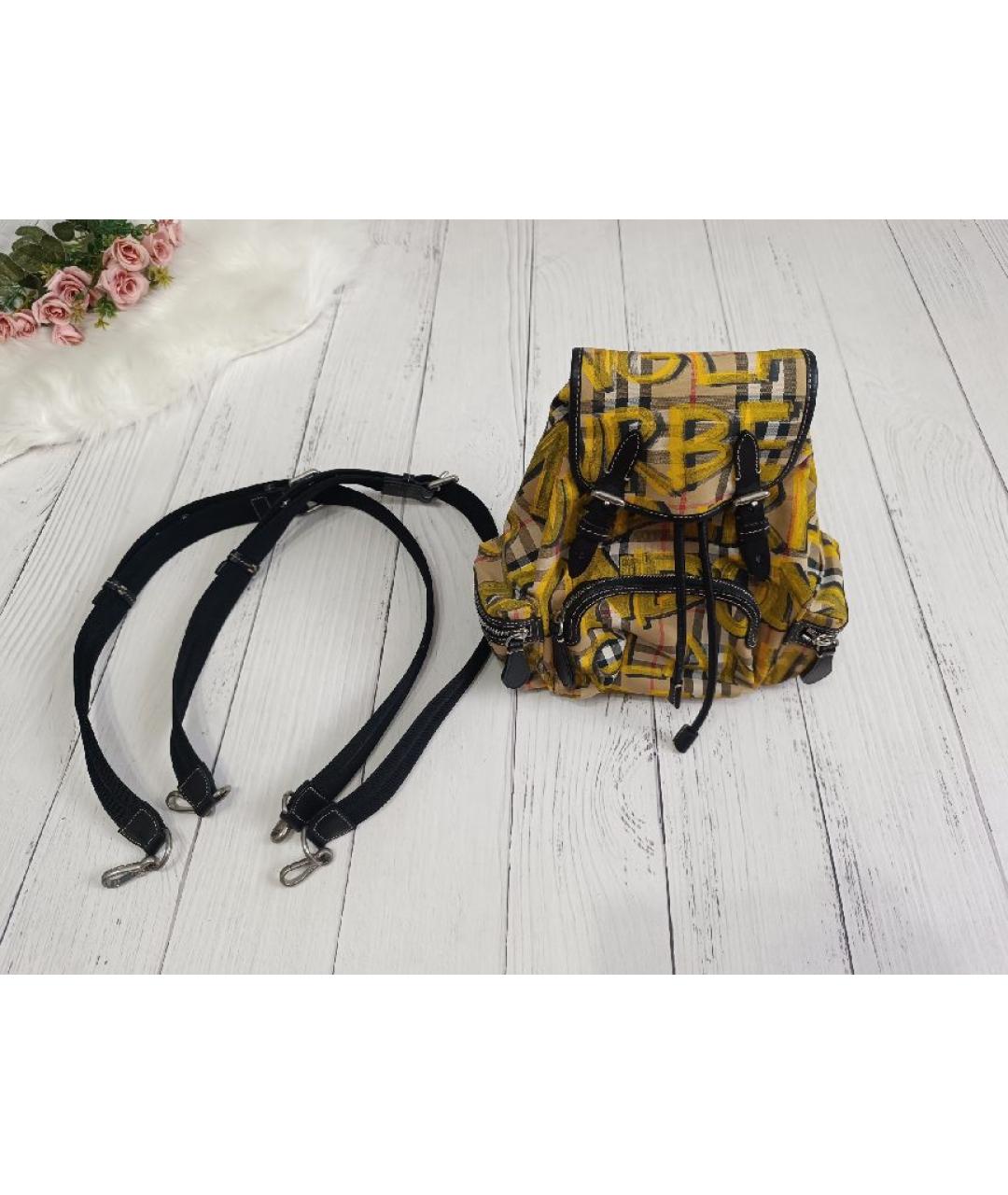 BURBERRY Мульти тканевый рюкзак, фото 2