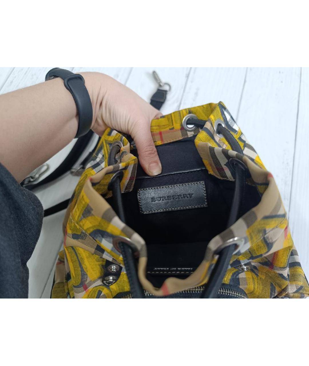 BURBERRY Мульти тканевый рюкзак, фото 5