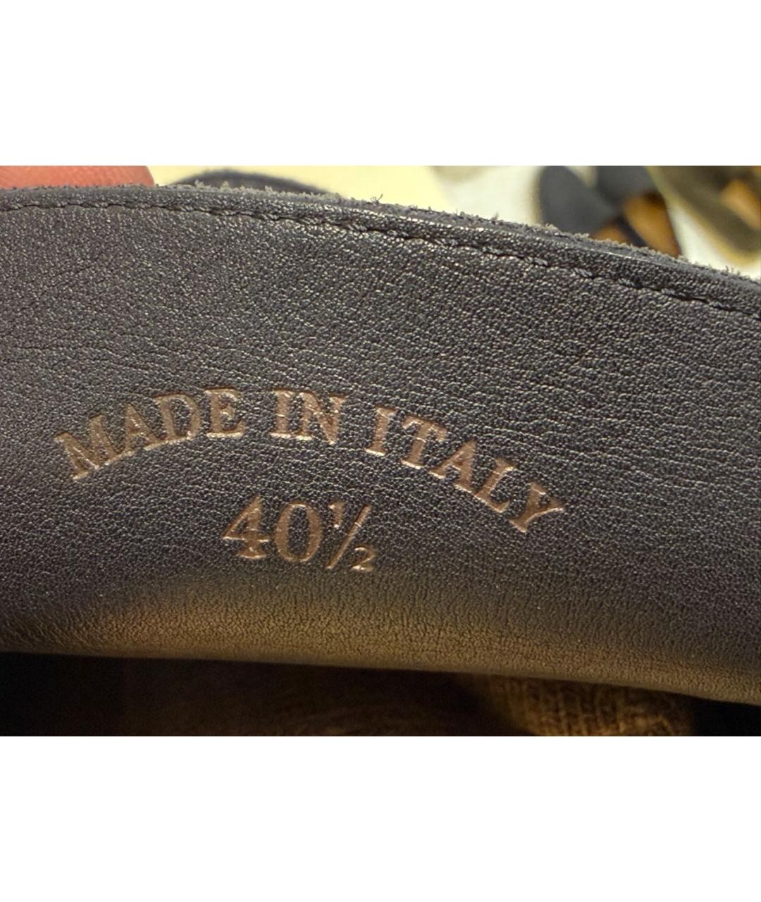 LORO PIANA Темно-синие замшевые лоферы, фото 8