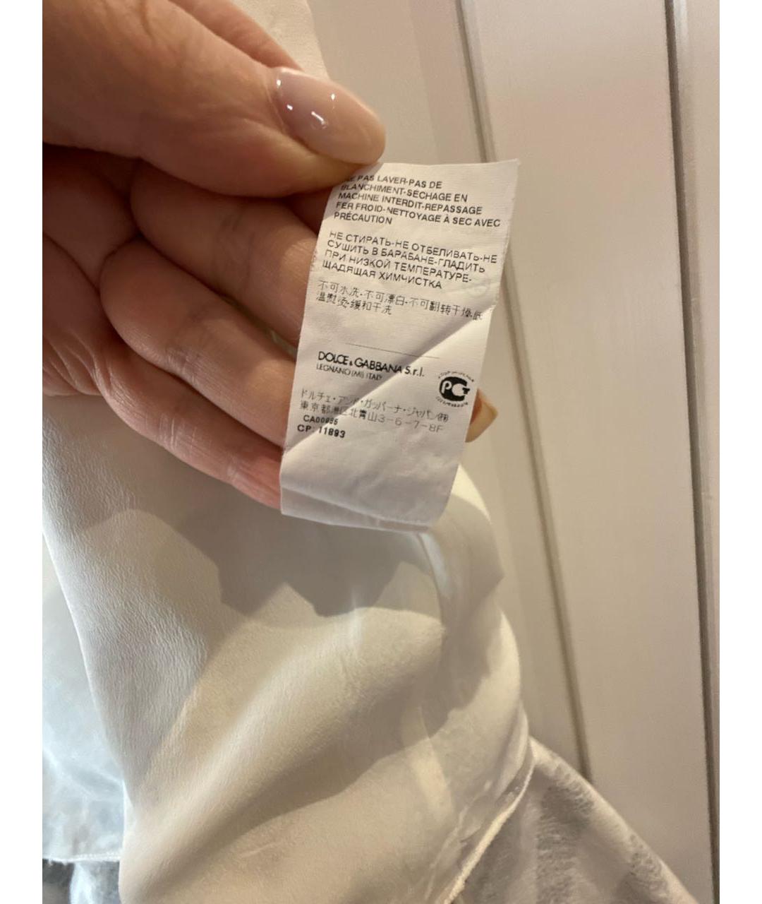 DOLCE&GABBANA Черная хлопко-эластановая юбка мини, фото 6