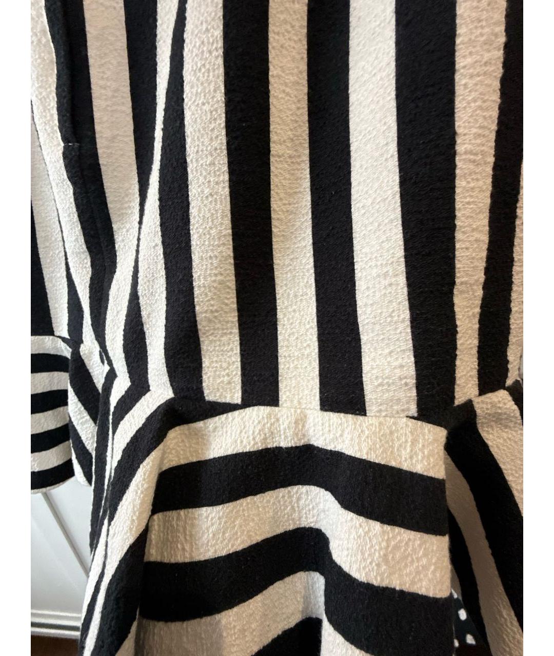 DOLCE&GABBANA Черная хлопко-эластановая юбка мини, фото 4