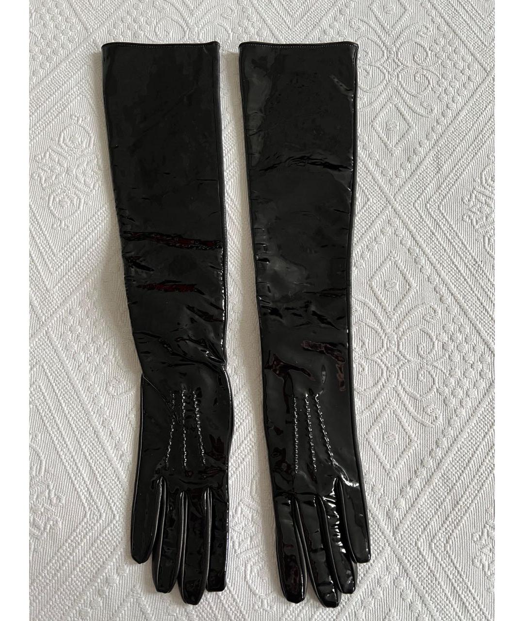 CHRISTIAN DIOR Черные перчатки, фото 9