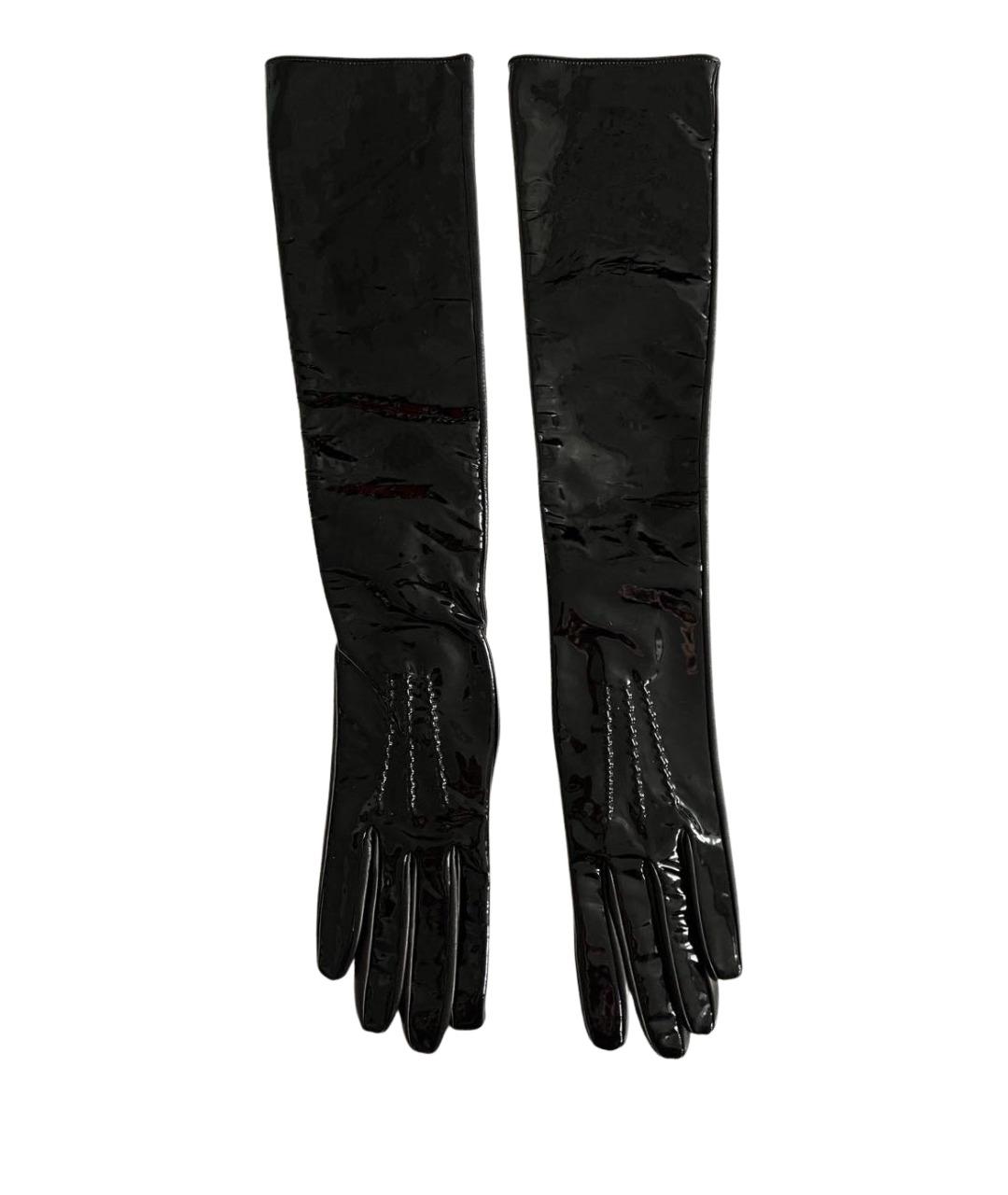 CHRISTIAN DIOR Черные перчатки, фото 1