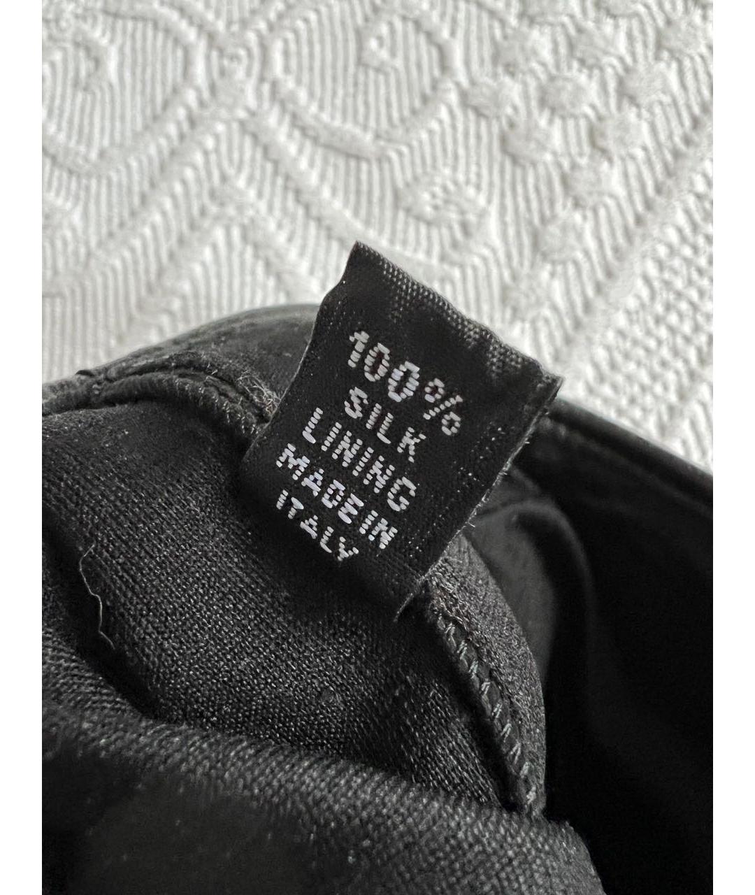 CHRISTIAN DIOR Черные перчатки, фото 5