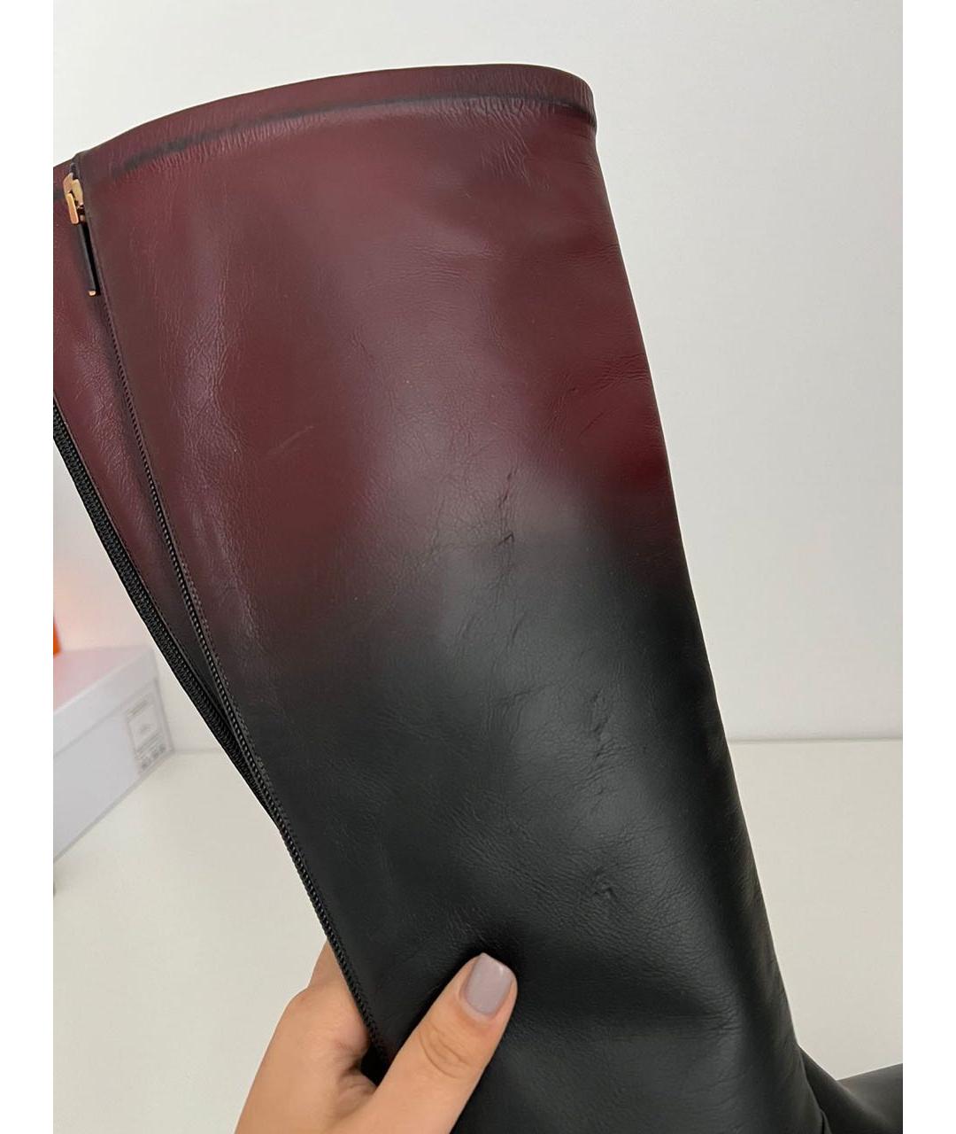 CHRISTIAN DIOR Мульти кожаные сапоги, фото 6