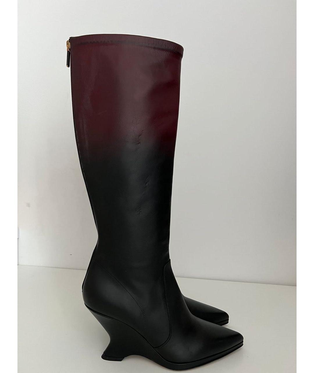 CHRISTIAN DIOR Мульти кожаные сапоги, фото 8