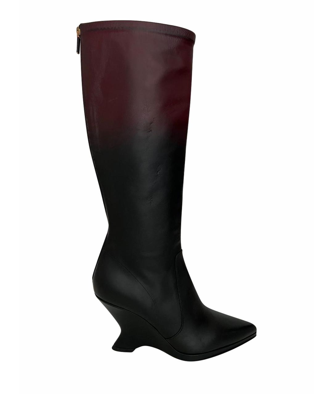 CHRISTIAN DIOR Мульти кожаные сапоги, фото 1