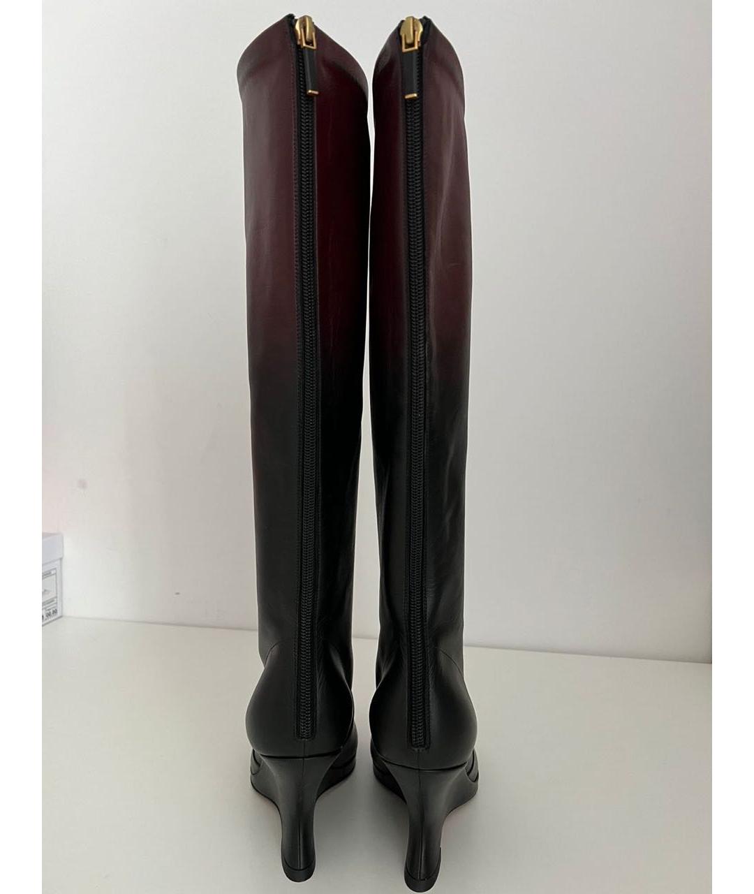 CHRISTIAN DIOR Мульти кожаные сапоги, фото 2