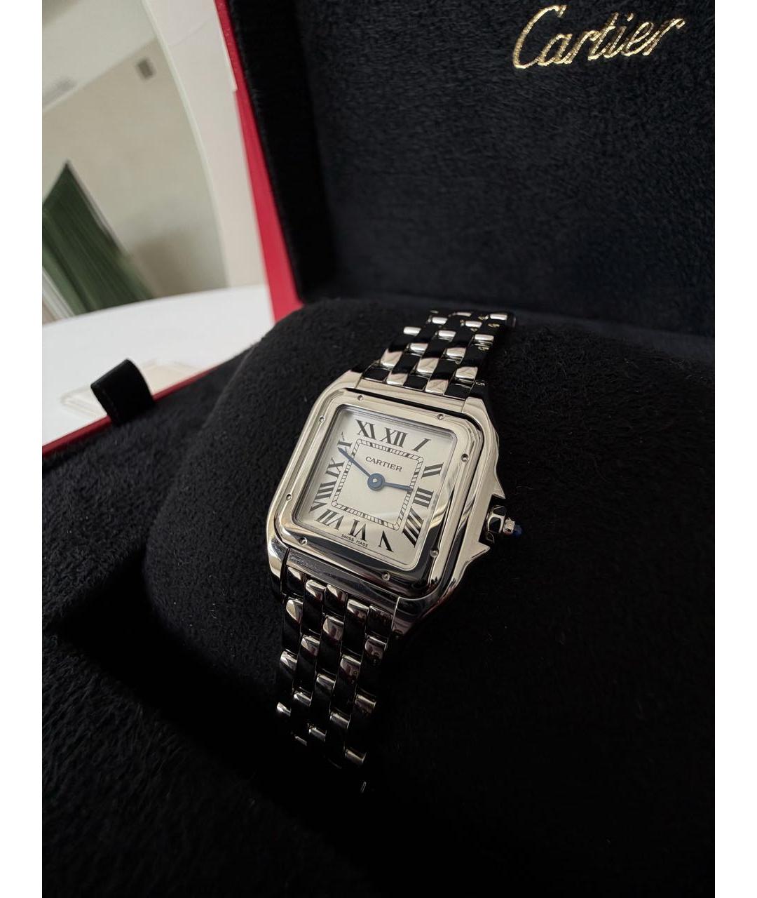 CARTIER Белые часы, фото 3