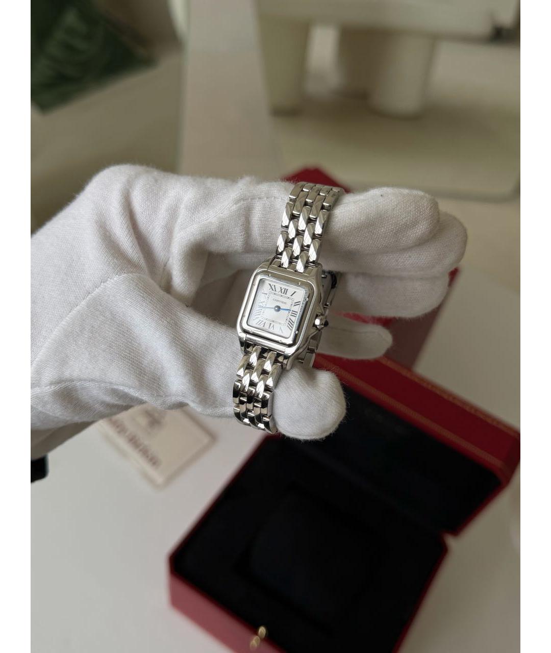 CARTIER Белые часы, фото 6