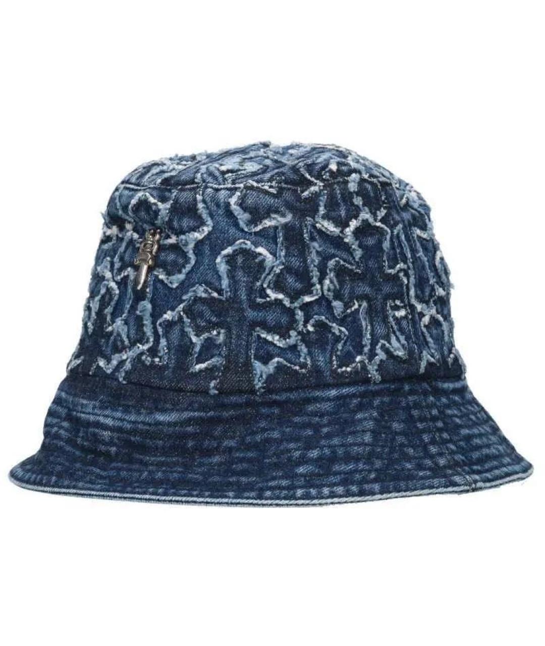 CHROME HEARTS Темно-синяя панама, фото 1