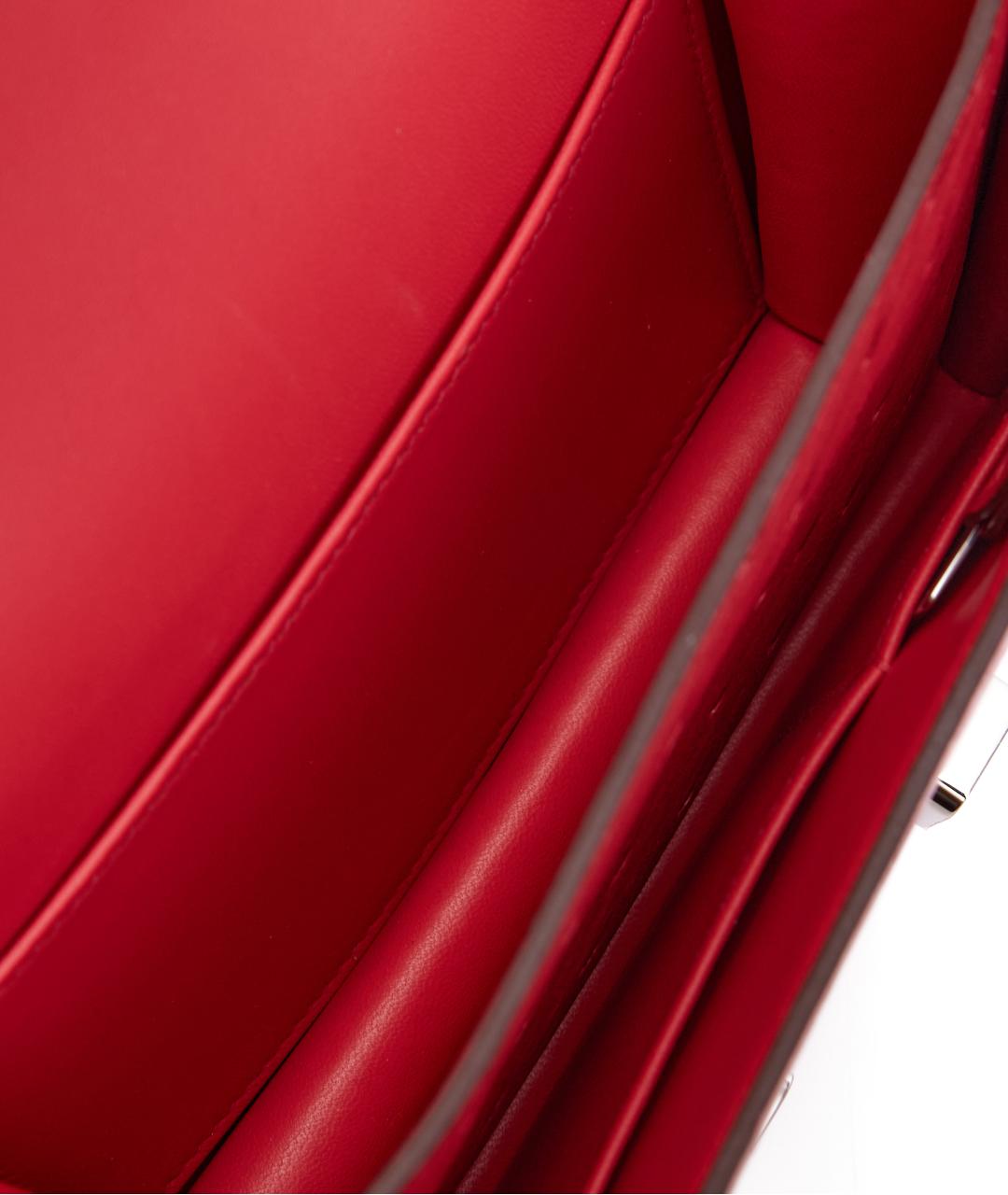 HERMES Розовая кожаная сумка через плечо, фото 5