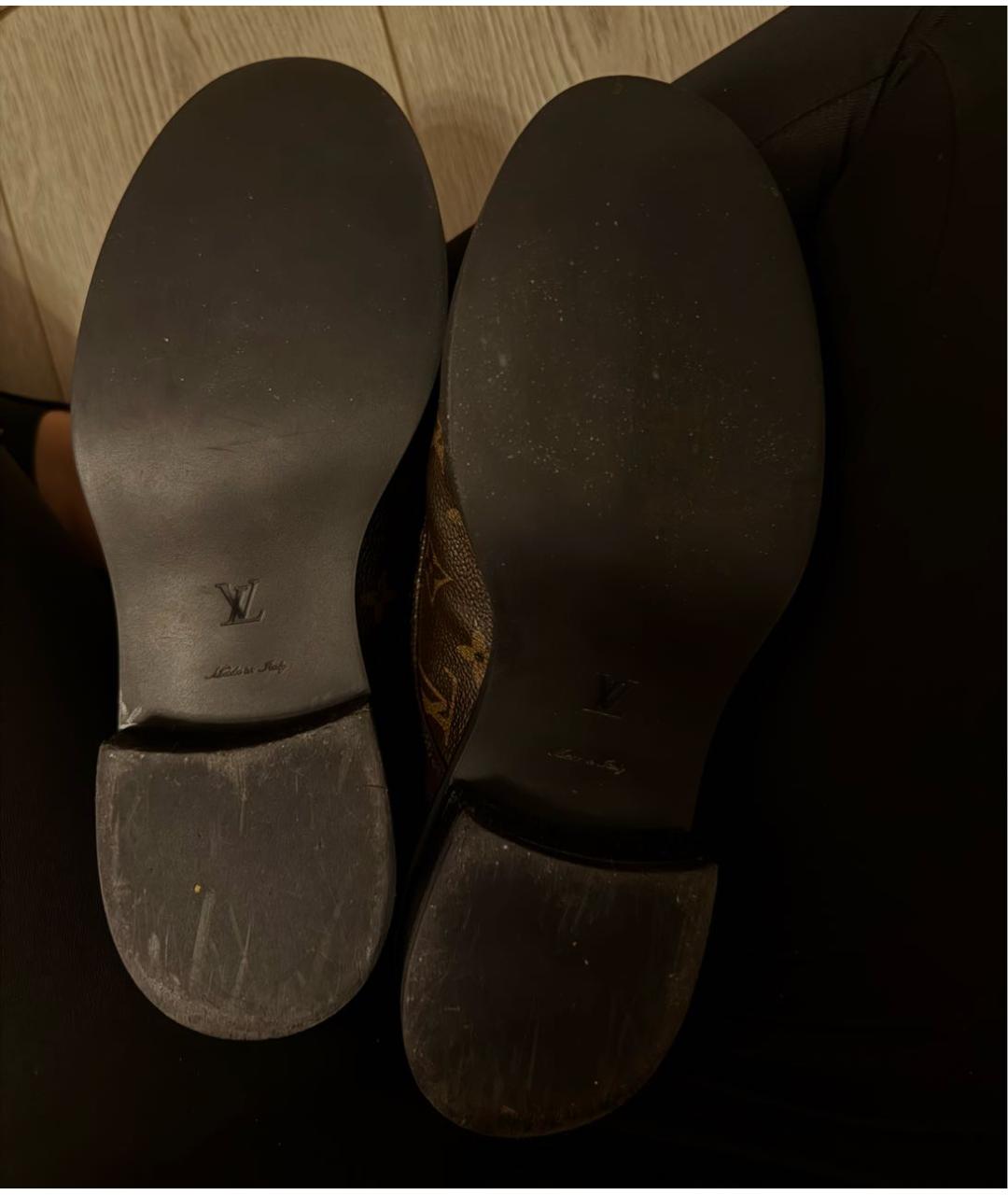 LOUIS VUITTON Коричневые ботинки, фото 6