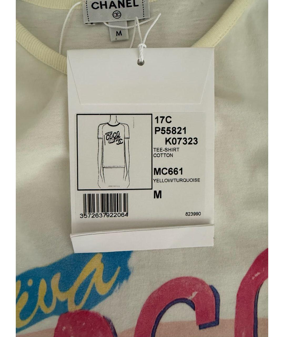 CHANEL Мульти хлопковая майка, фото 3