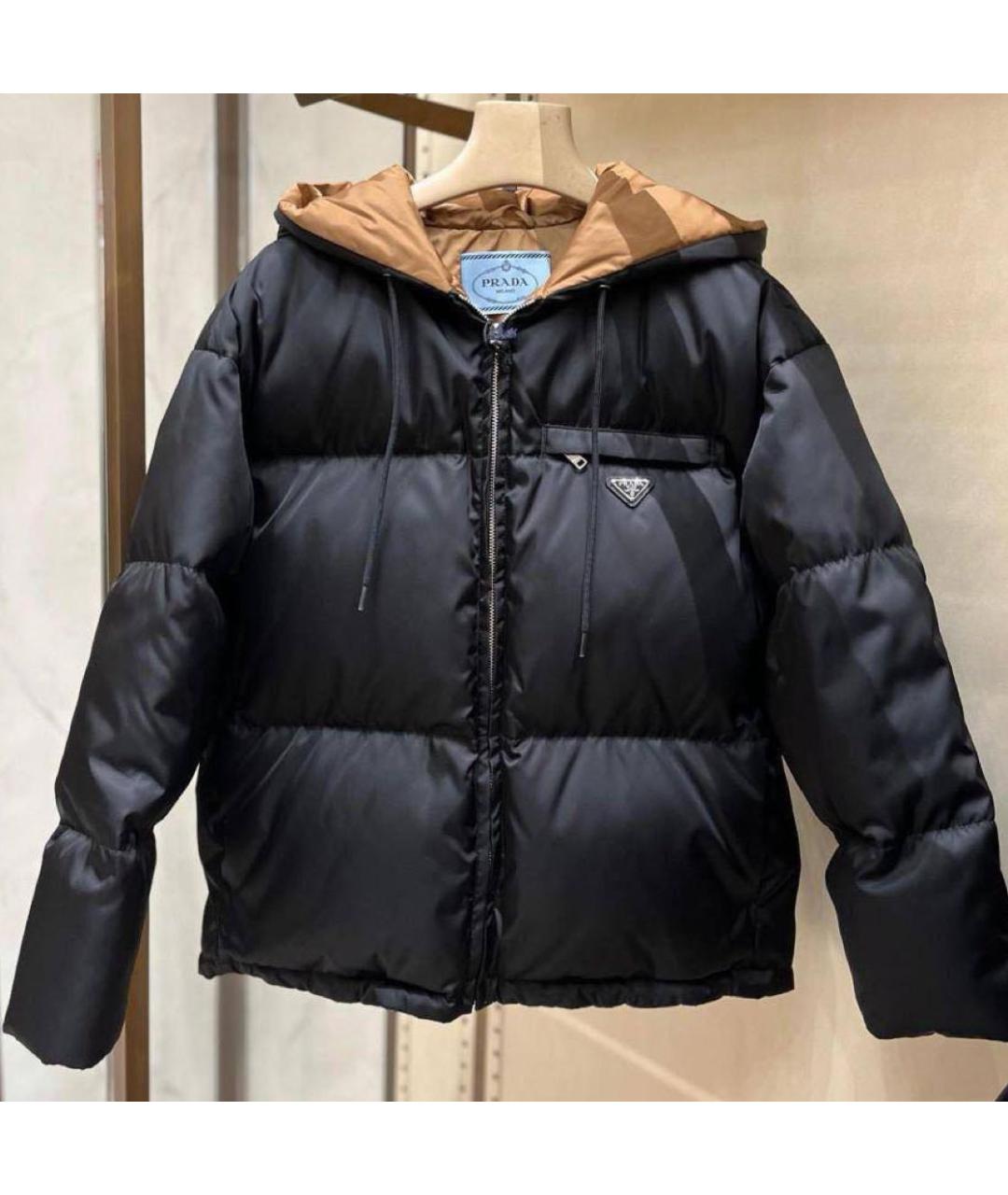 PRADA Черный пуховик, фото 3
