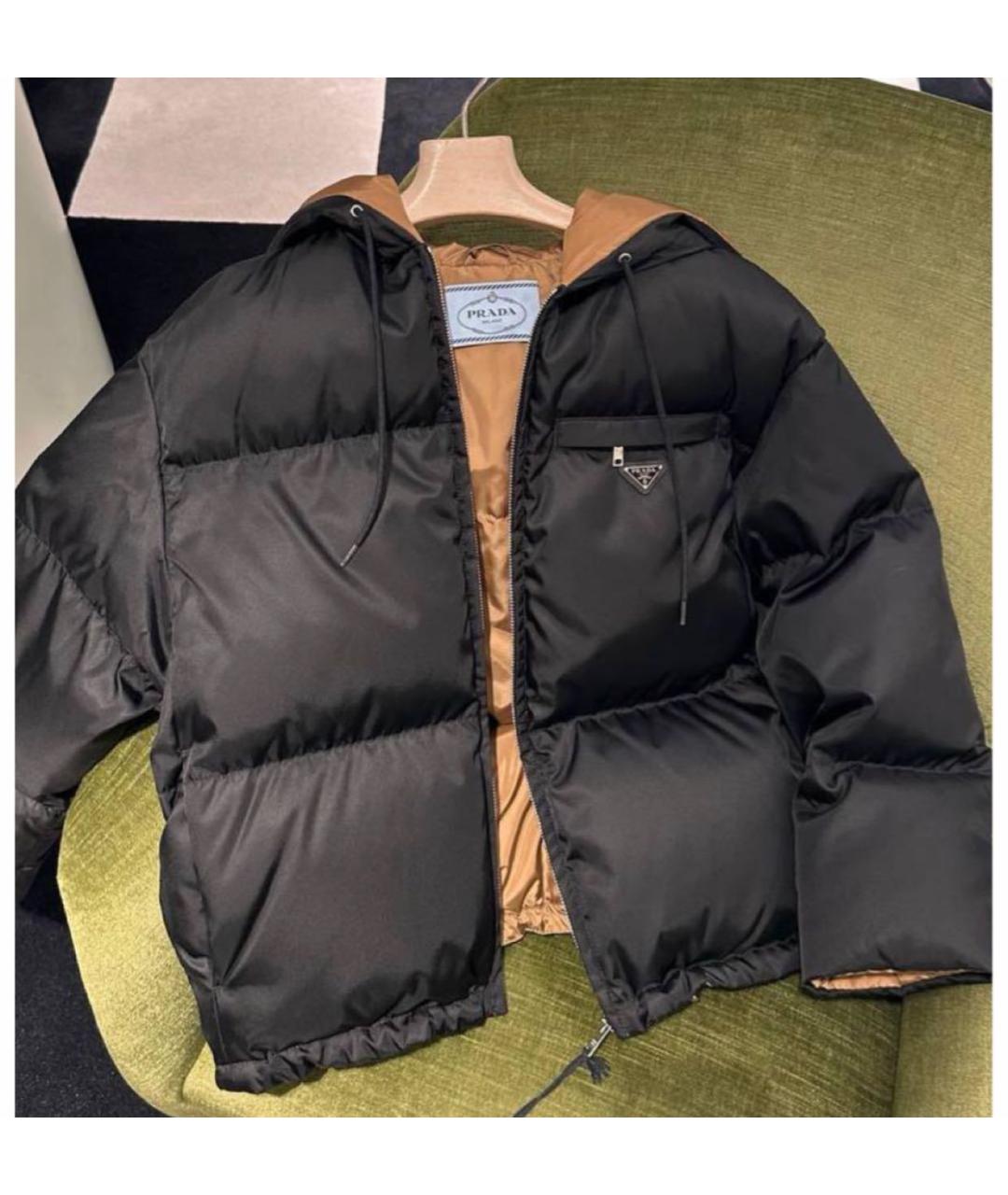 PRADA Черный пуховик, фото 4