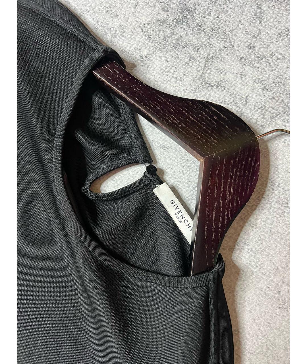 GIVENCHY Черное вискозное вечернее платье, фото 5