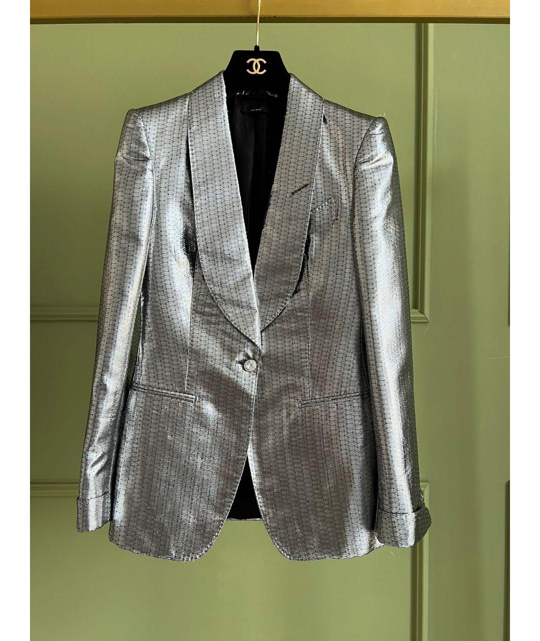 TOM FORD Серебрянный жакет/пиджак, фото 9
