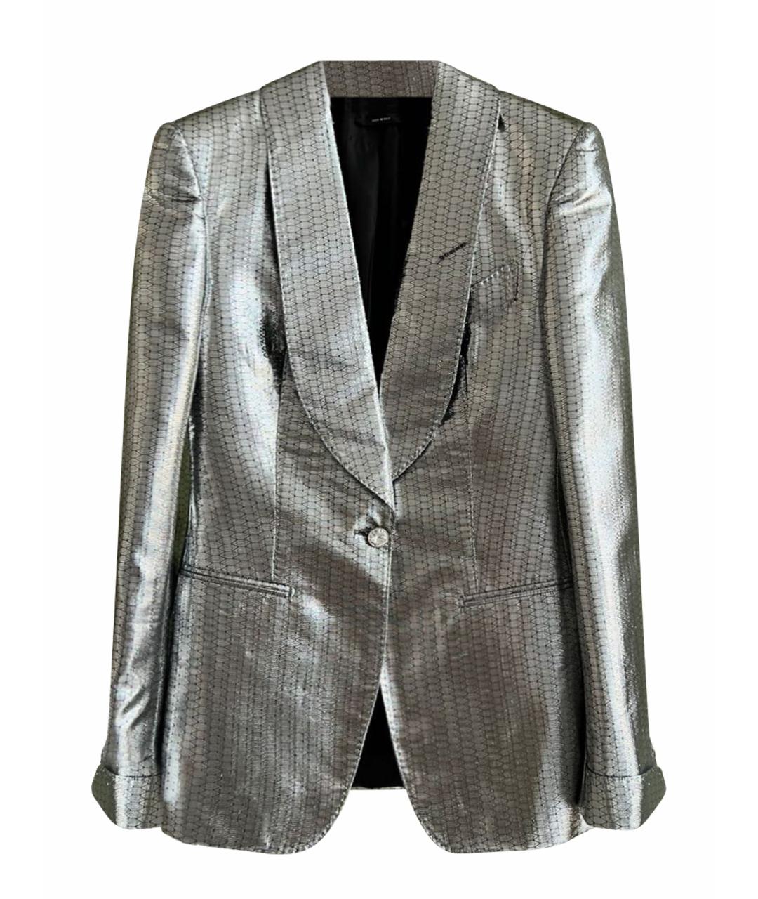 TOM FORD Серебрянный жакет/пиджак, фото 1