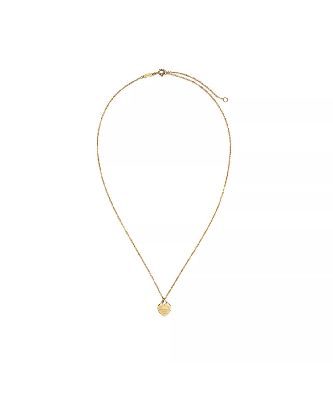 TIFFANY&CO Желтая подвеска из желтого золота, фото 3