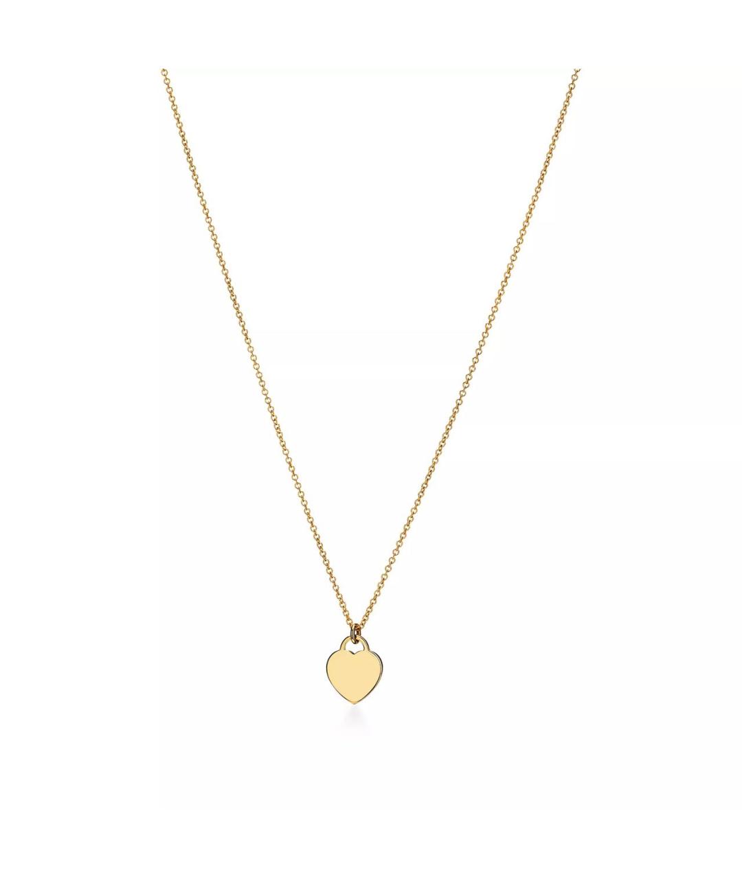 TIFFANY&CO Желтая подвеска из желтого золота, фото 4