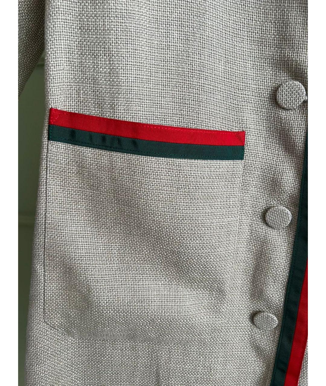 GUCCI Бежевое пальто, фото 5