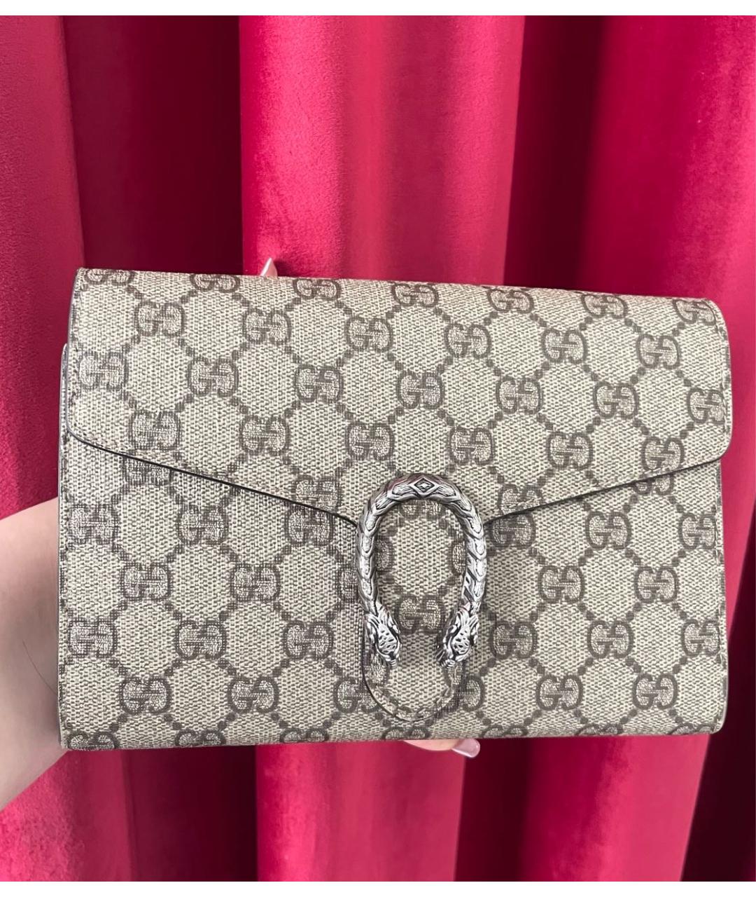 GUCCI Бежевая сумка через плечо, фото 2