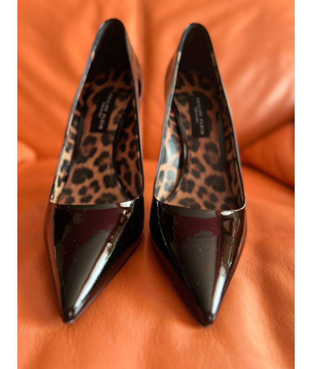 PHILIPP PLEIN Черные туфли из лакированной кожи, фото 2