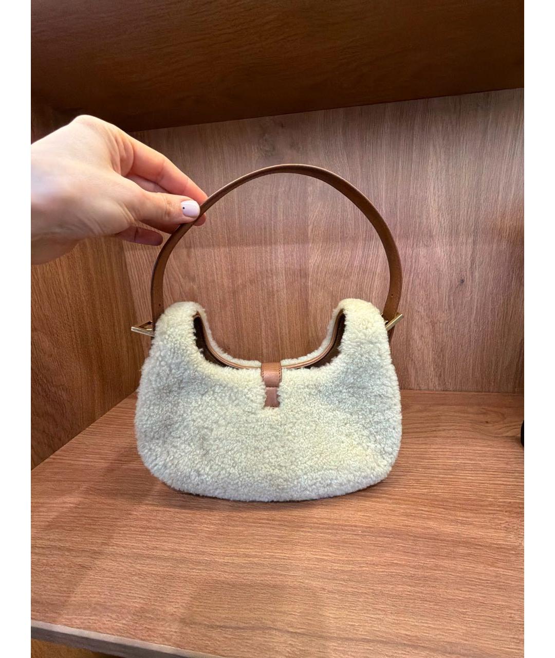 SAINT LAURENT Меховая сумка через плечо, фото 3