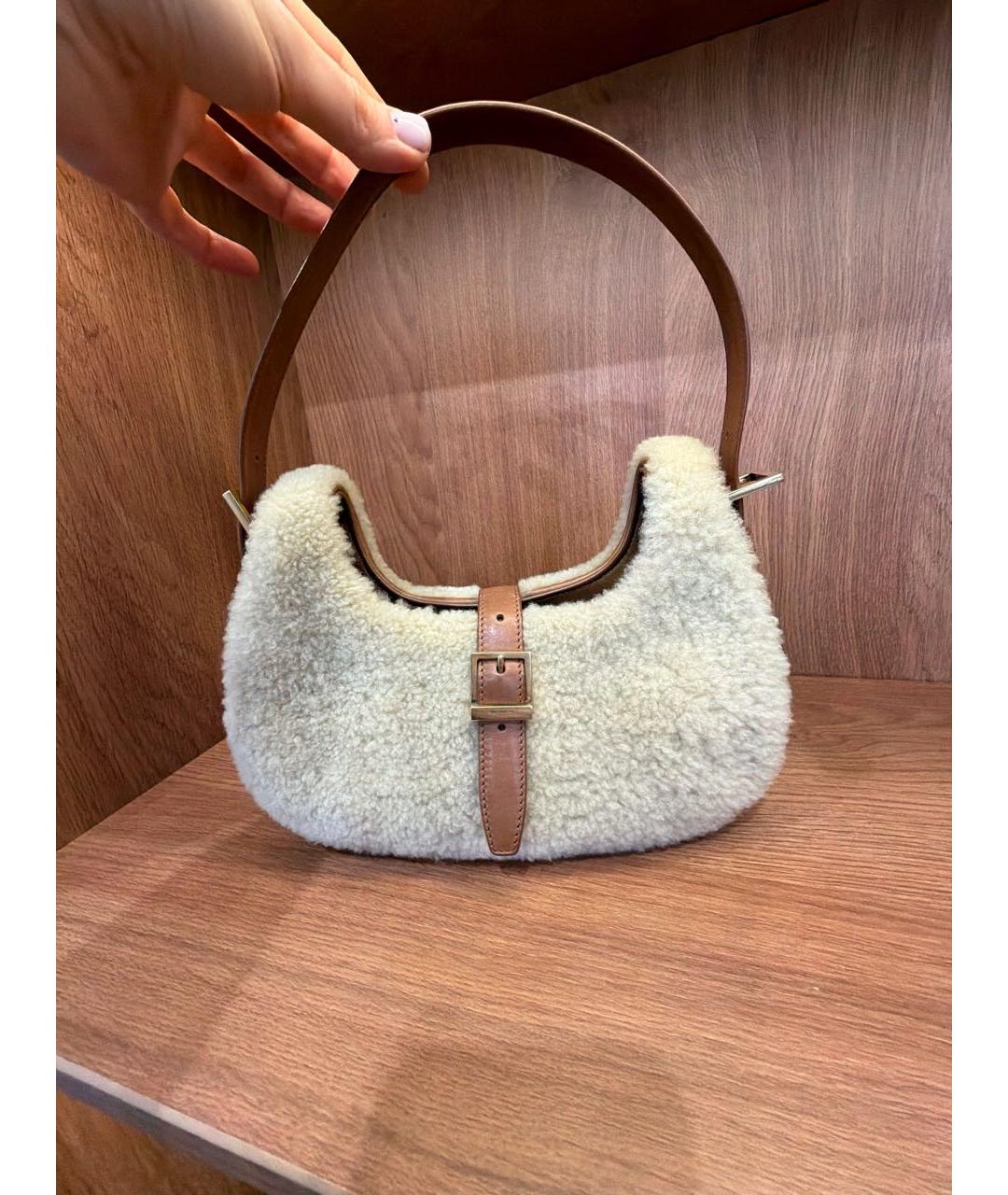 SAINT LAURENT Меховая сумка через плечо, фото 5