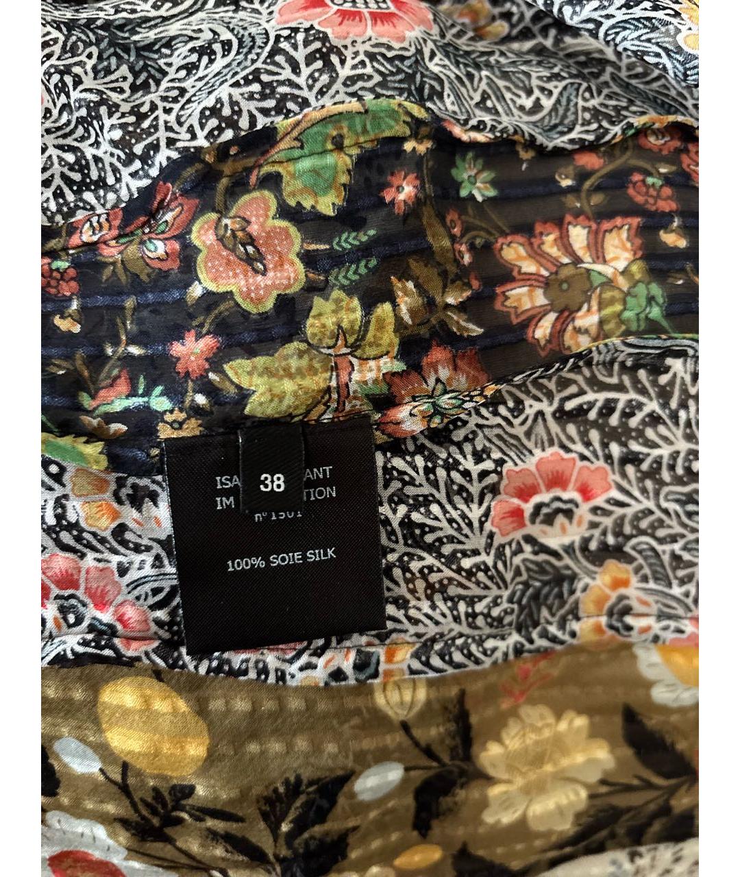 ISABEL MARANT Мульти шелковая туника, фото 4