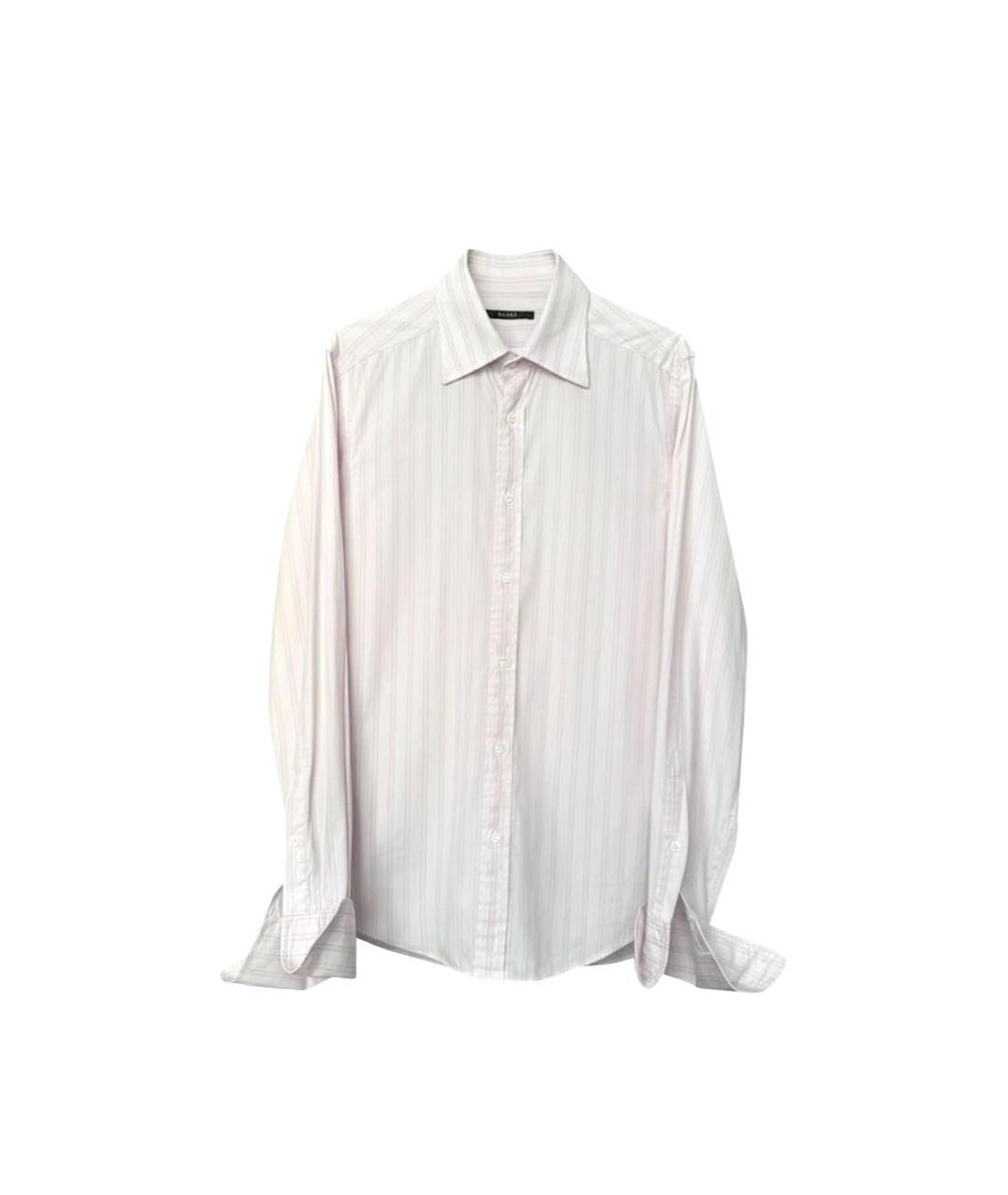 GUCCI Розовая хлопковая классическая рубашка, фото 9