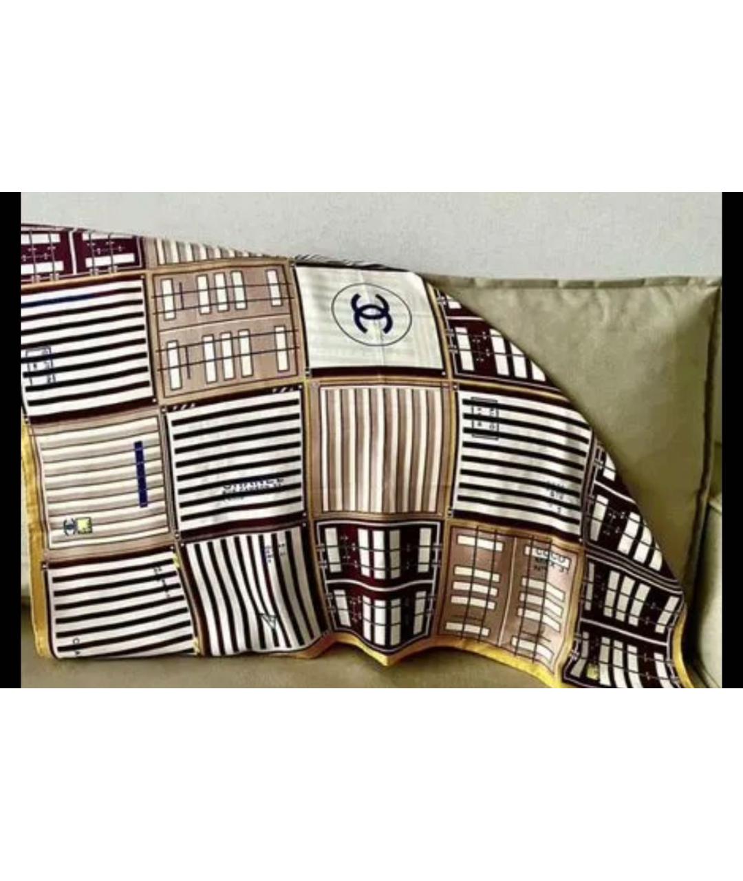 CHANEL Мульти шелковый платок, фото 8