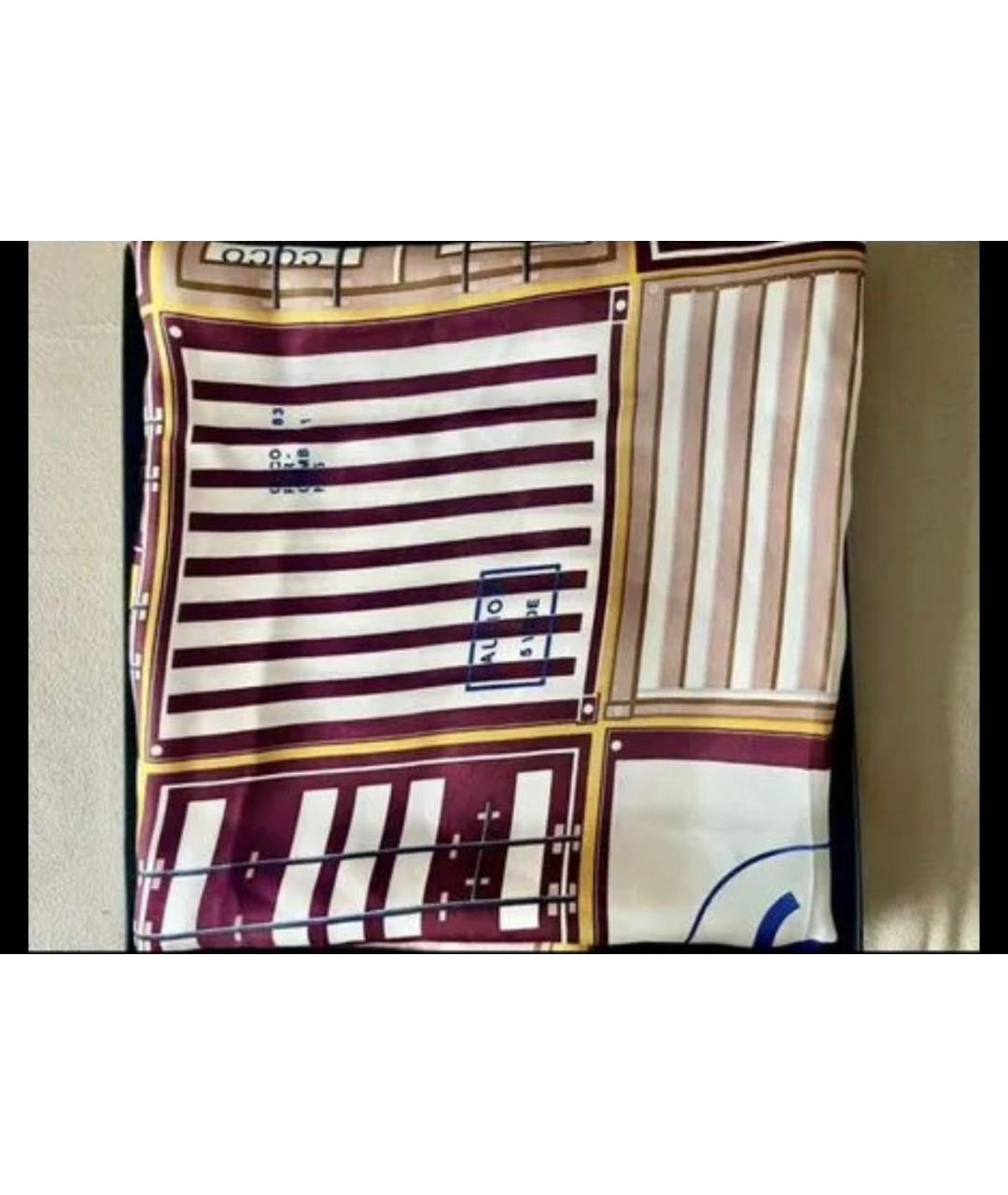 CHANEL Мульти шелковый платок, фото 9