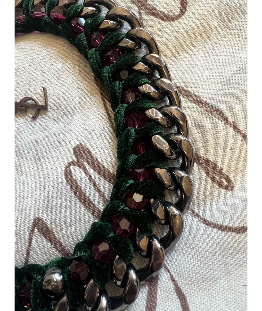 SAINT LAURENT Мульти металлическое колье, фото 4