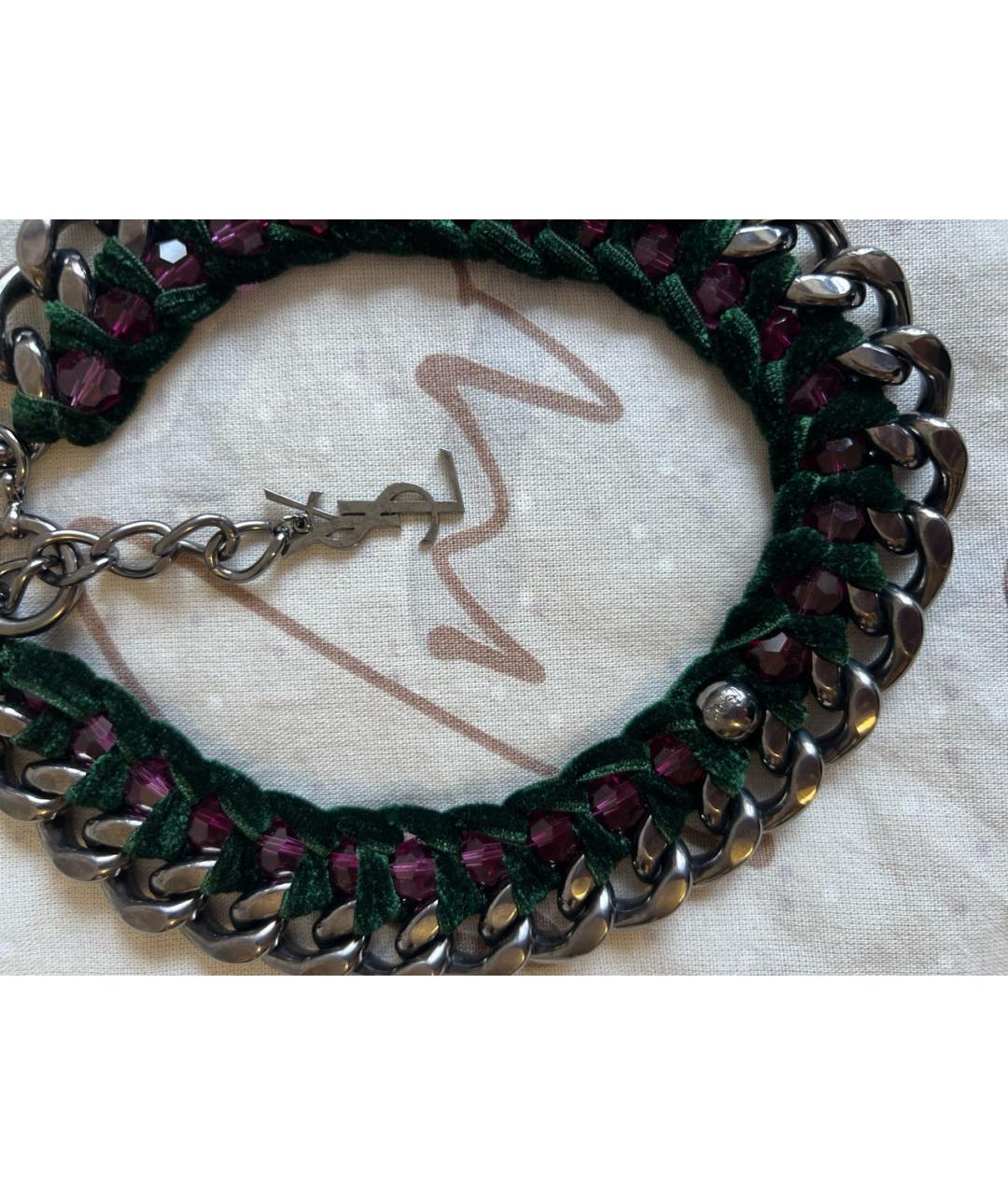 SAINT LAURENT Мульти металлическое колье, фото 2