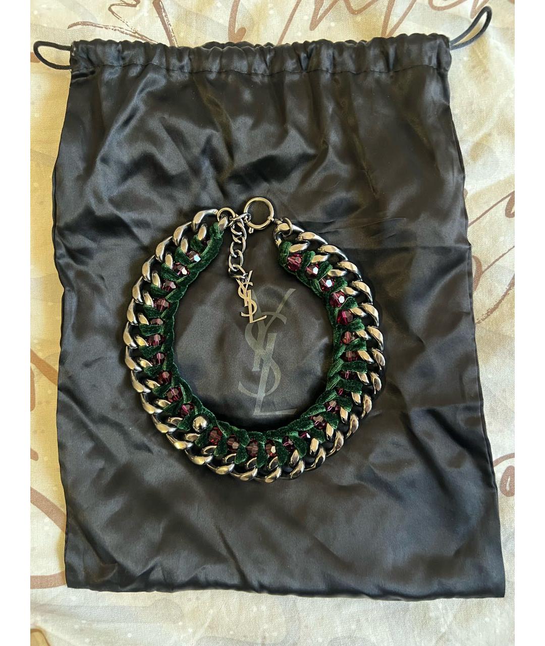 SAINT LAURENT Мульти металлическое колье, фото 5