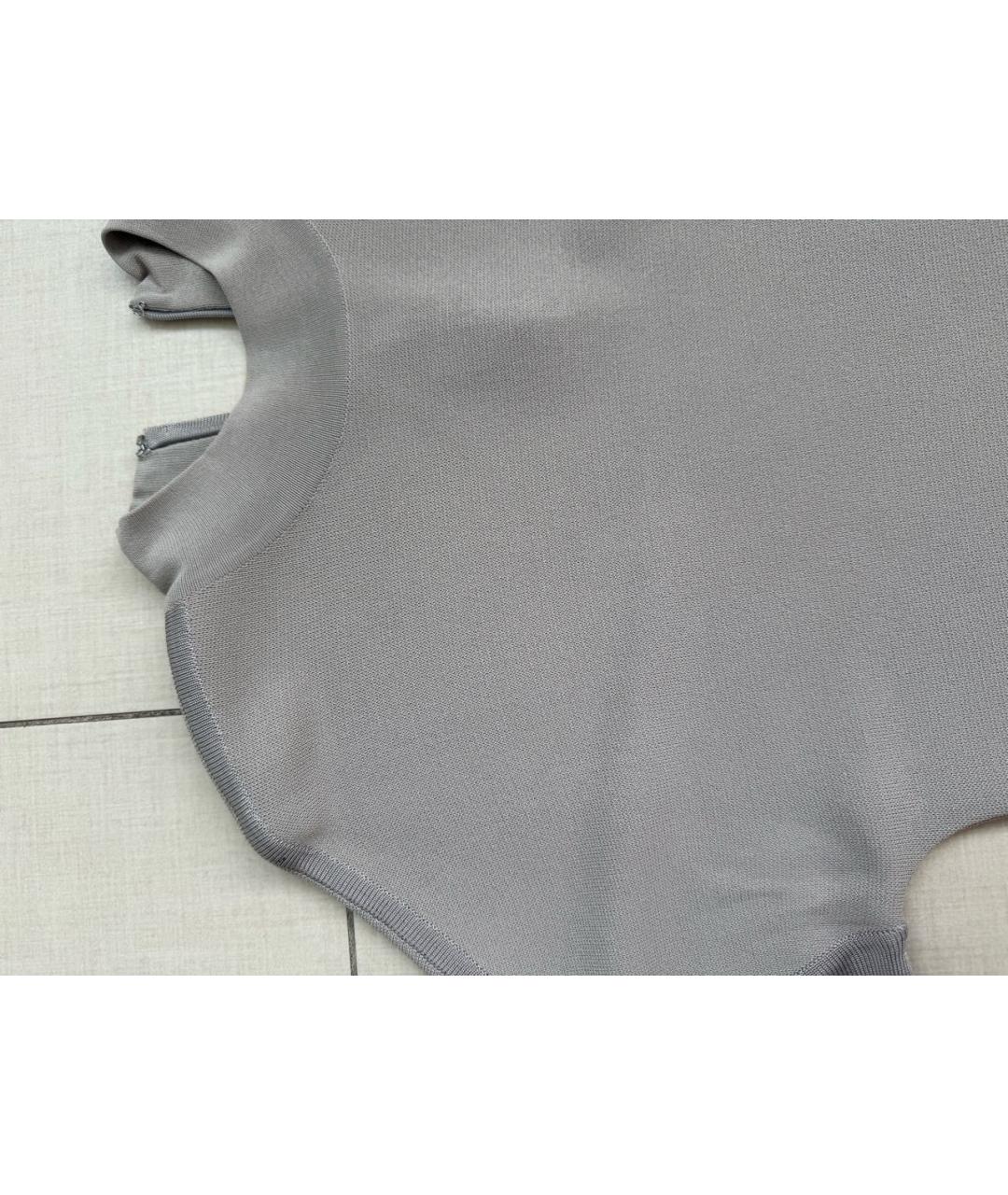 MAX MARA Серое повседневное платье, фото 5