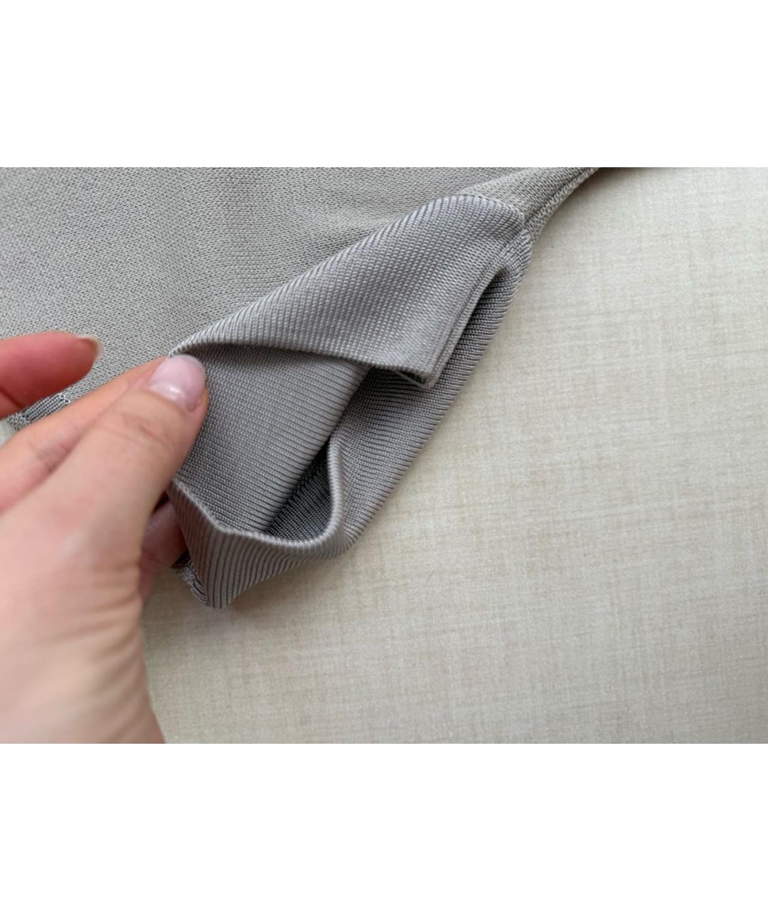 MAX MARA Серое повседневное платье, фото 4