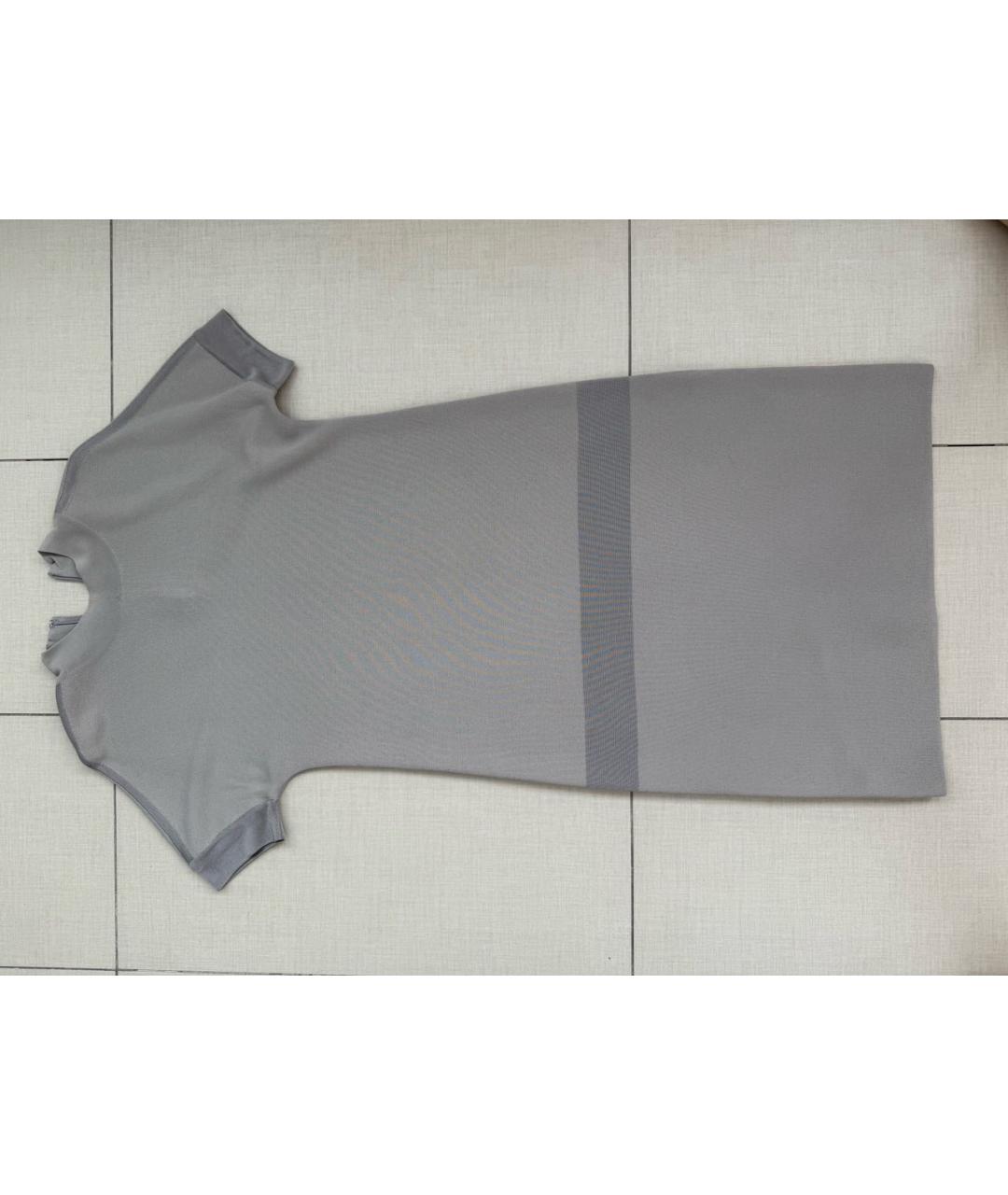 MAX MARA Серое повседневное платье, фото 7