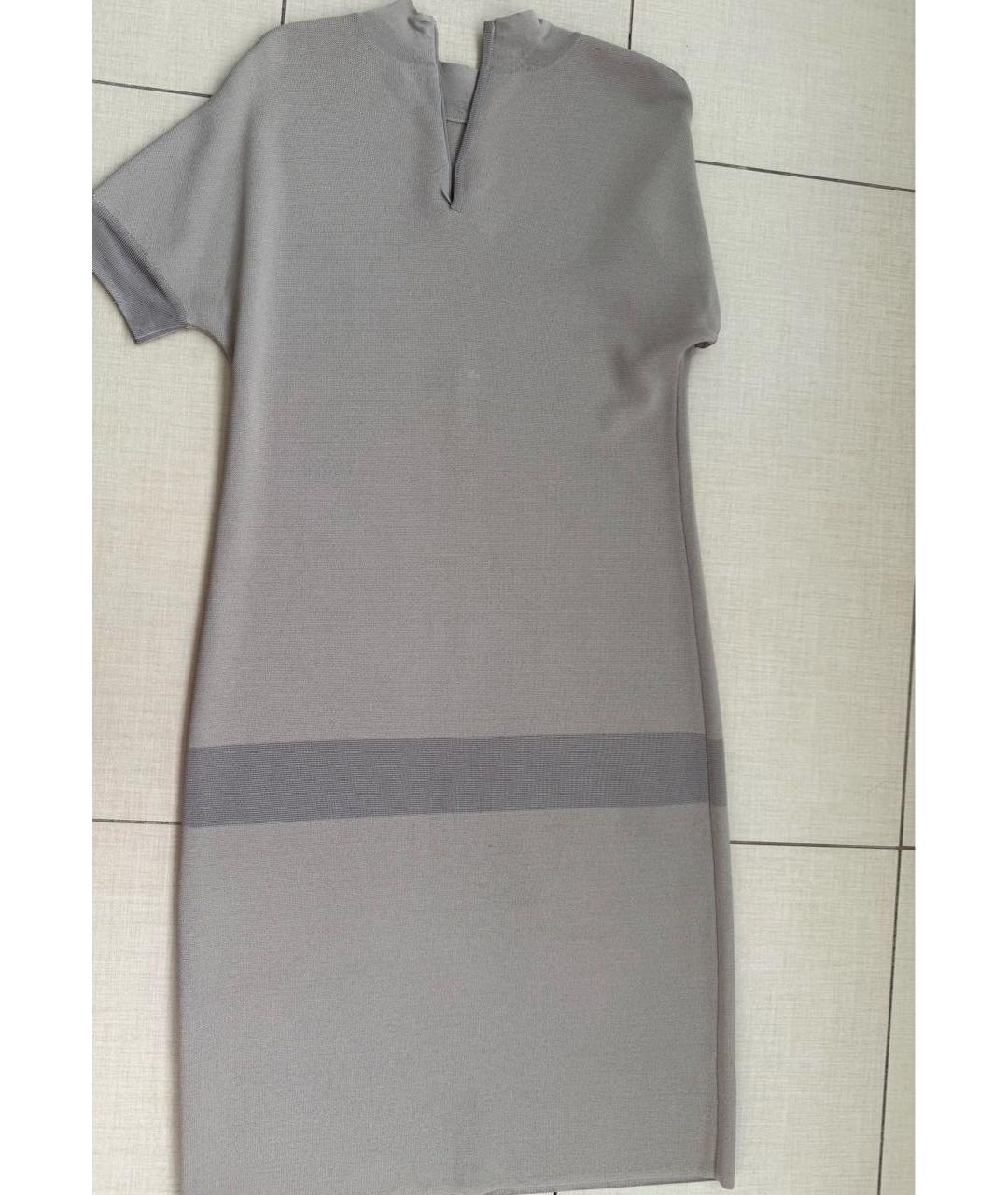 MAX MARA Серое повседневное платье, фото 2