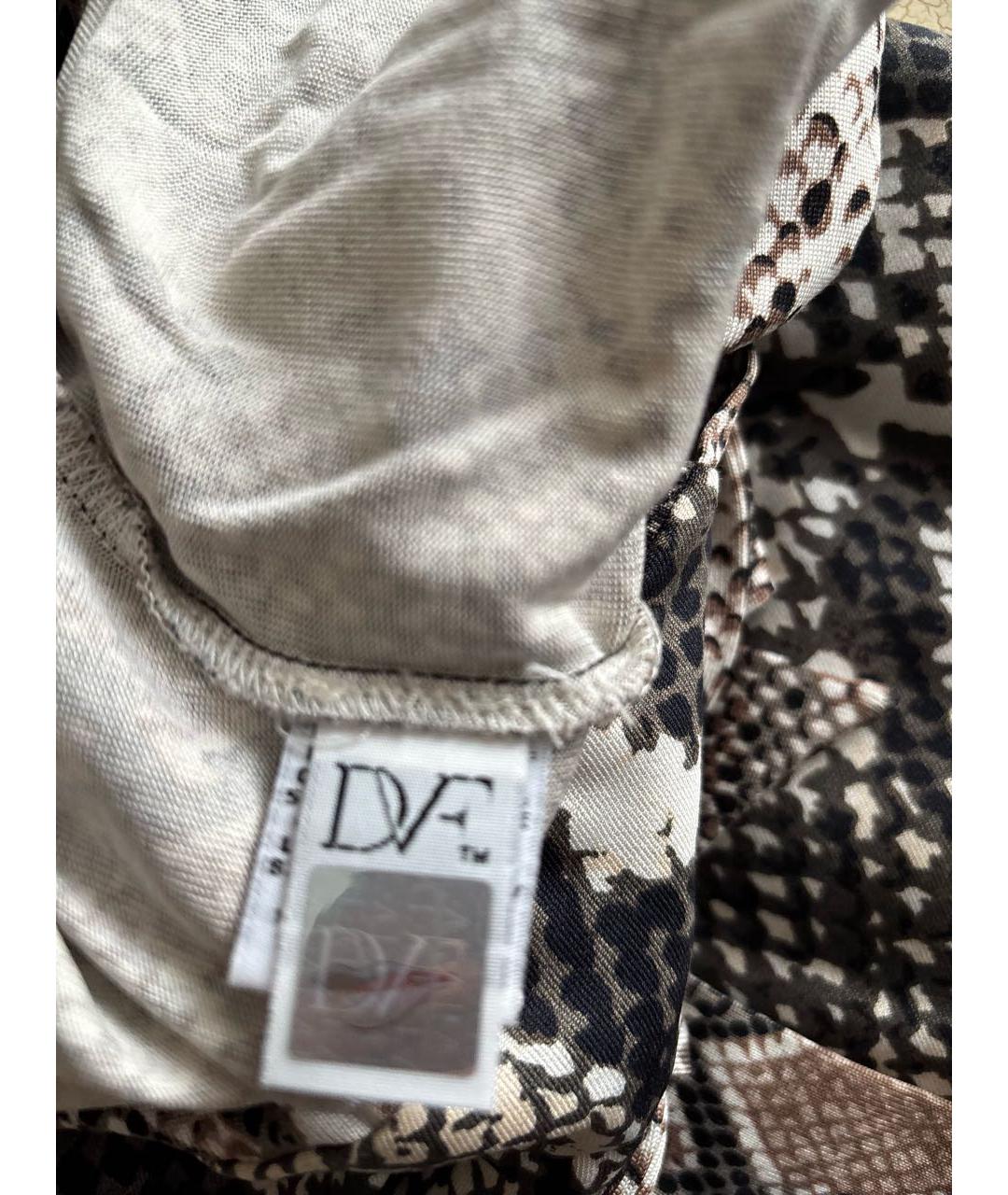 DIANE VON FURSTENBERG Мульти шелковое коктейльное платье, фото 5