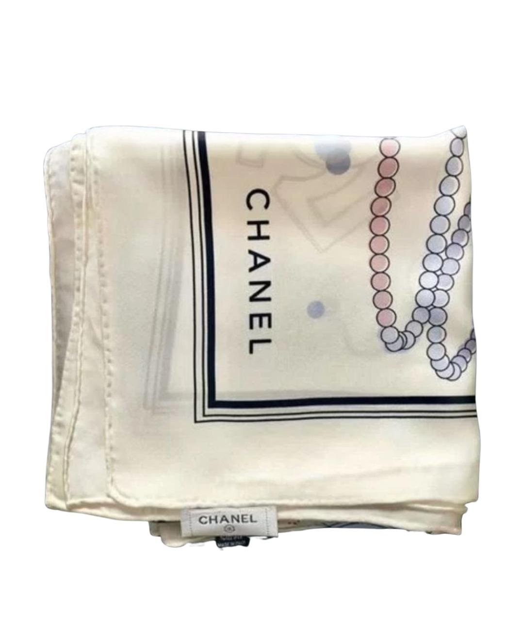 CHANEL Мульти шелковый платок, фото 1